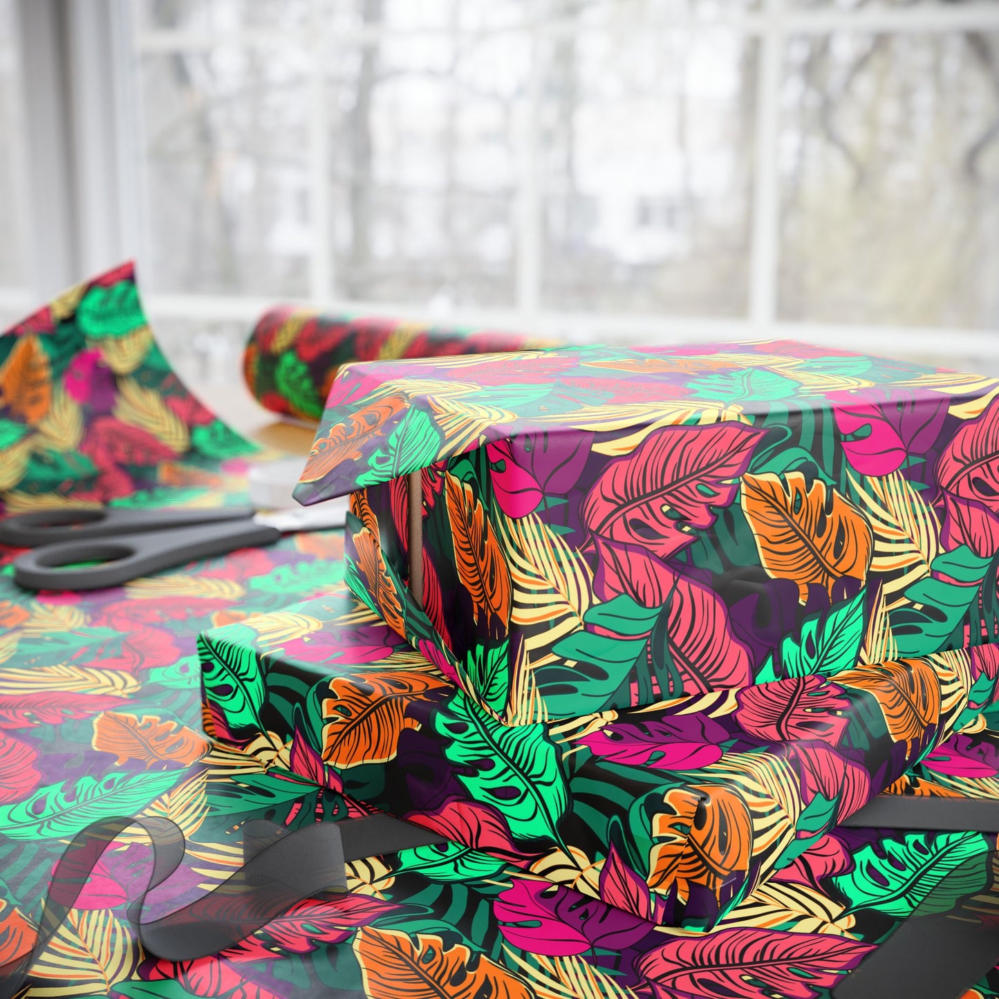 Vibrant Gift Wrapping Paper for All Occasions, Colorful Wrapping, Holiday Gift Wrap, Party Supplies, Eco-Friendly Paper