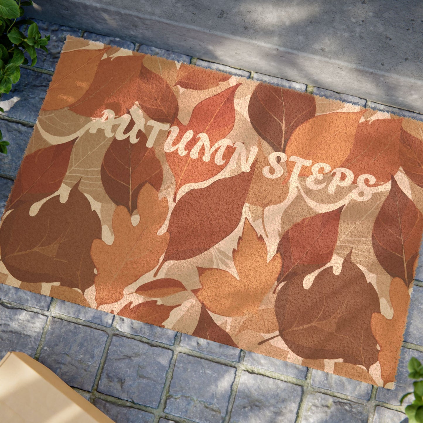 Autumn Leaves Doormat, Cozy Home Entryway Mat for Fall, Rustic Decor for Thanksgiving, Seasonal Welcome Mat, Perfect Gift for Autumn Lovers