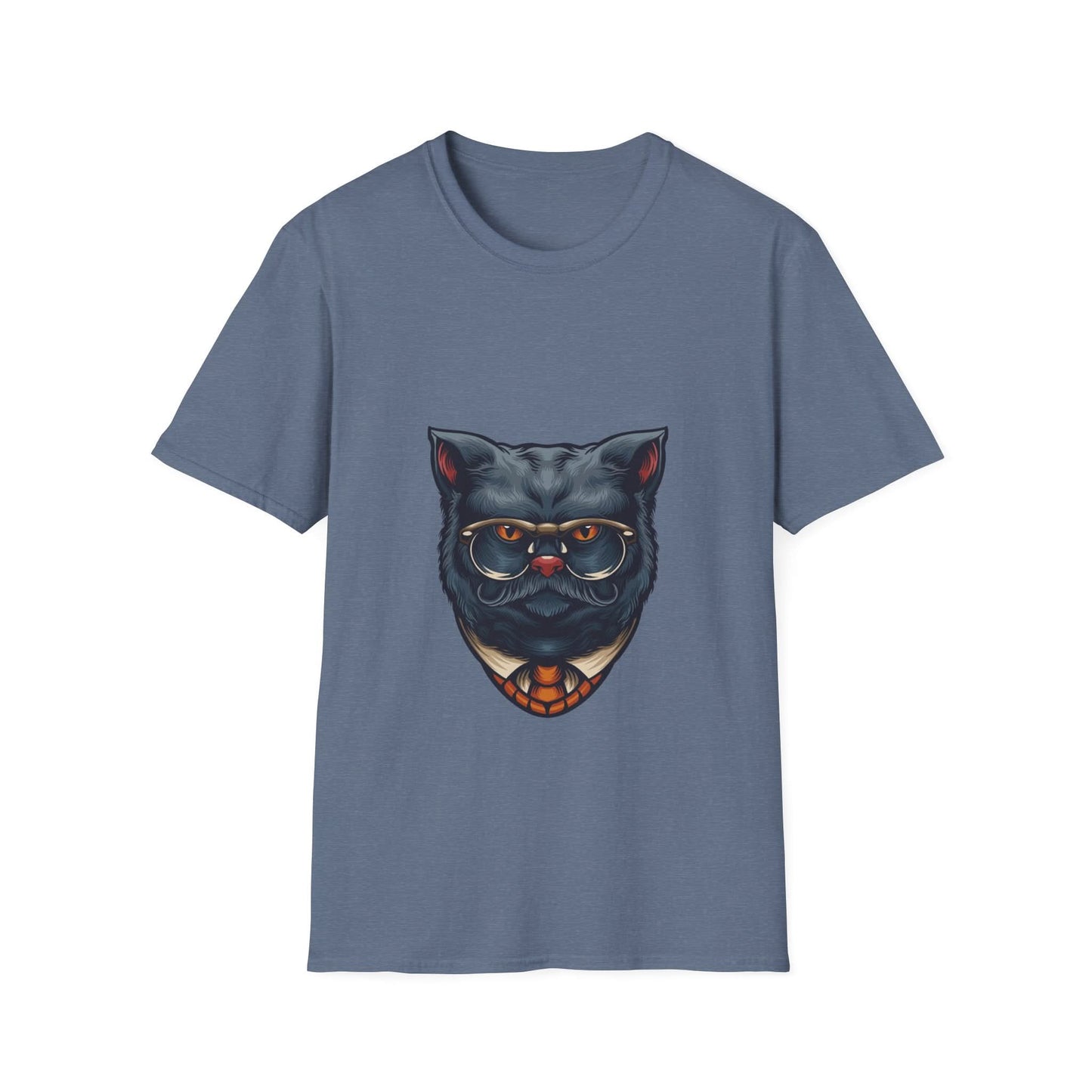 Grey Gentleman Cat with Glasses - Mleem