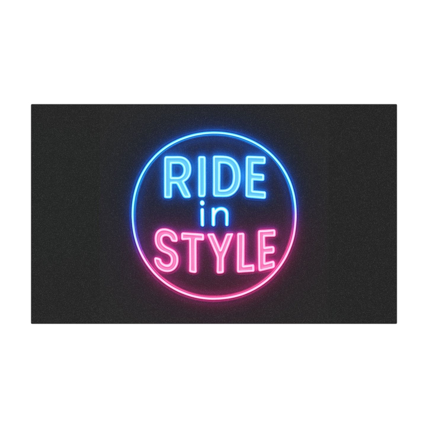 Neon Ride in Style Car Magnets | Fun Auto Decor, Car Accessories, Gift for Drivers, Road Trip Essentials, Unique Vehicle Charm