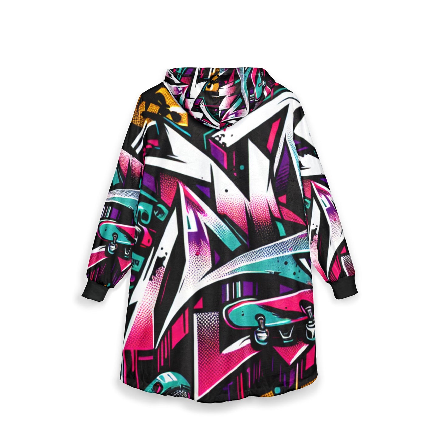 Skateboarding Hooded Blanket