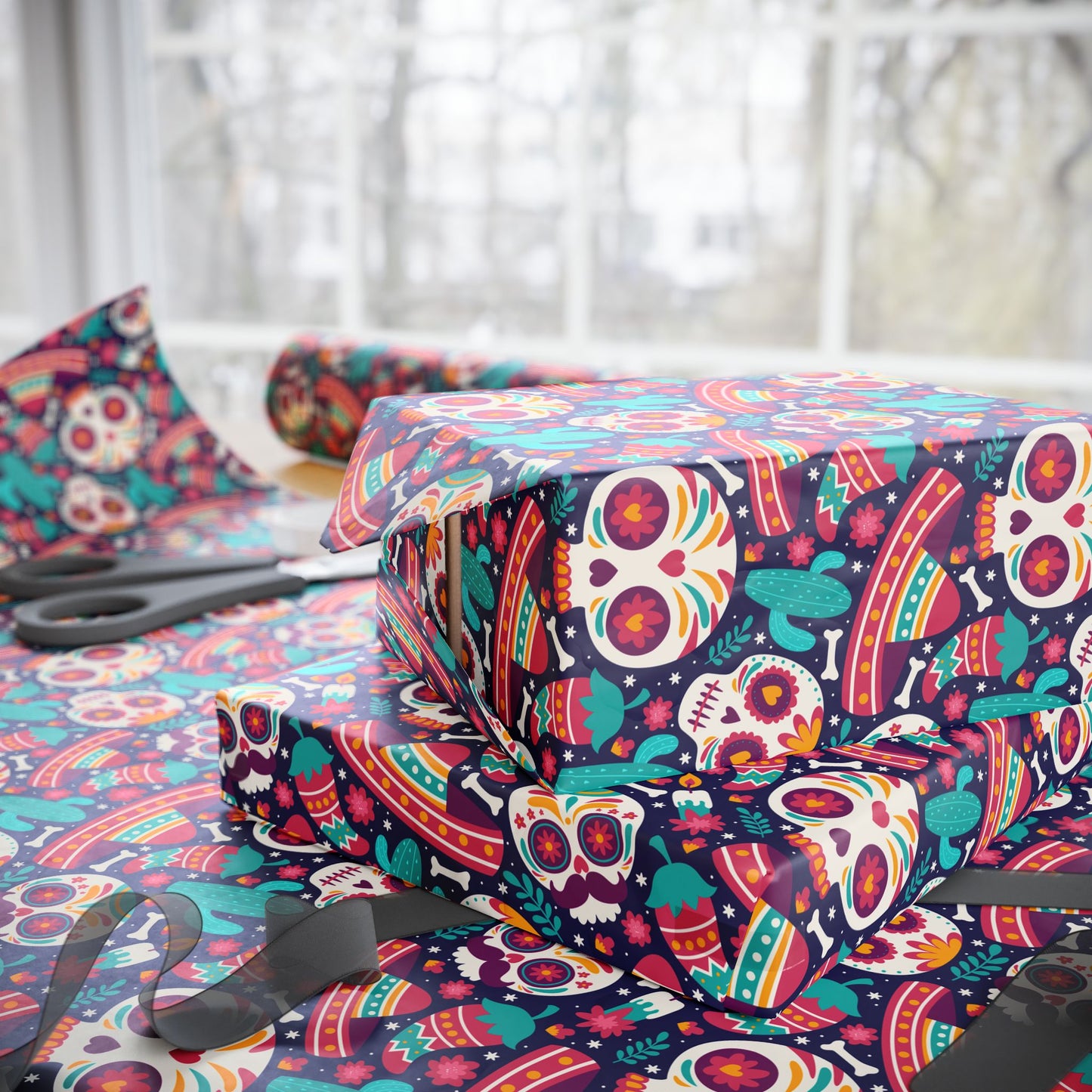 Colorful Gift Wrapping Paper Roll | Holiday Wrapping, Birthday Gifts, DIY Projects, Party Decorations, Eco-Friendly Design