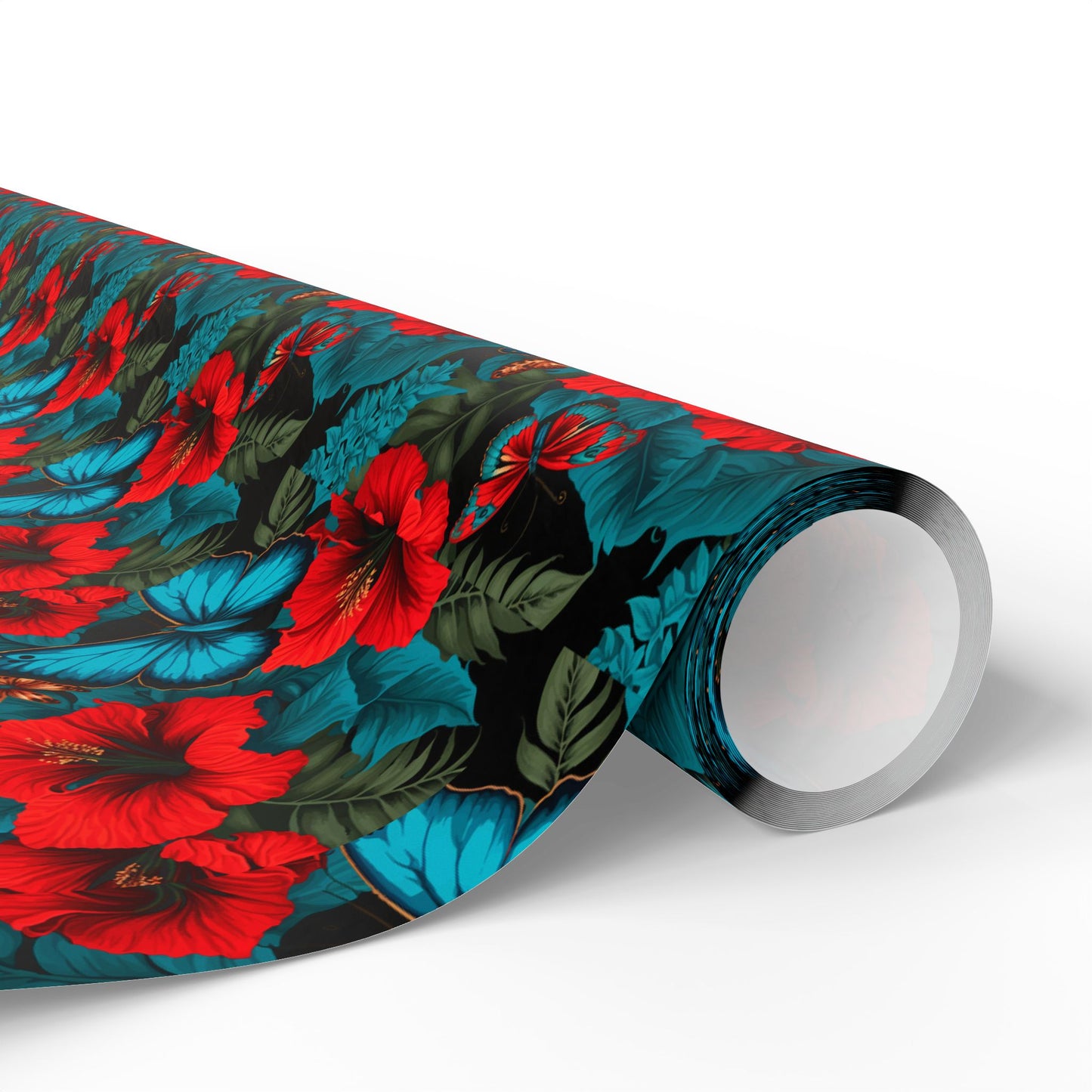 Vibrant Floral Wrapping Paper, Gift Wrap for Birthdays, Holidays, Celebrations, Unique Home Decor, Craft Projects