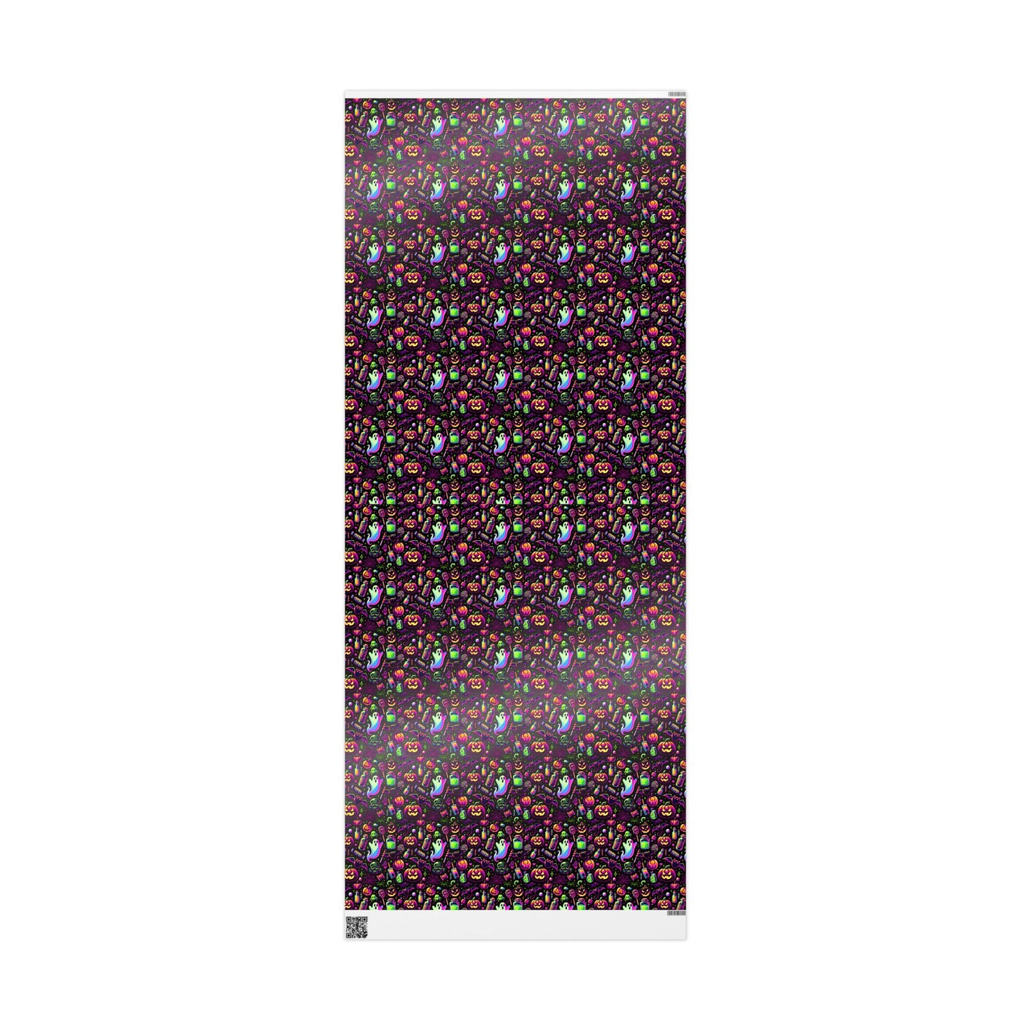 Vibrant Halloween Wrapping Paper, Colorful Gift Wrap for Birthdays, Parties, and Holidays, Unique Patterns and Designs