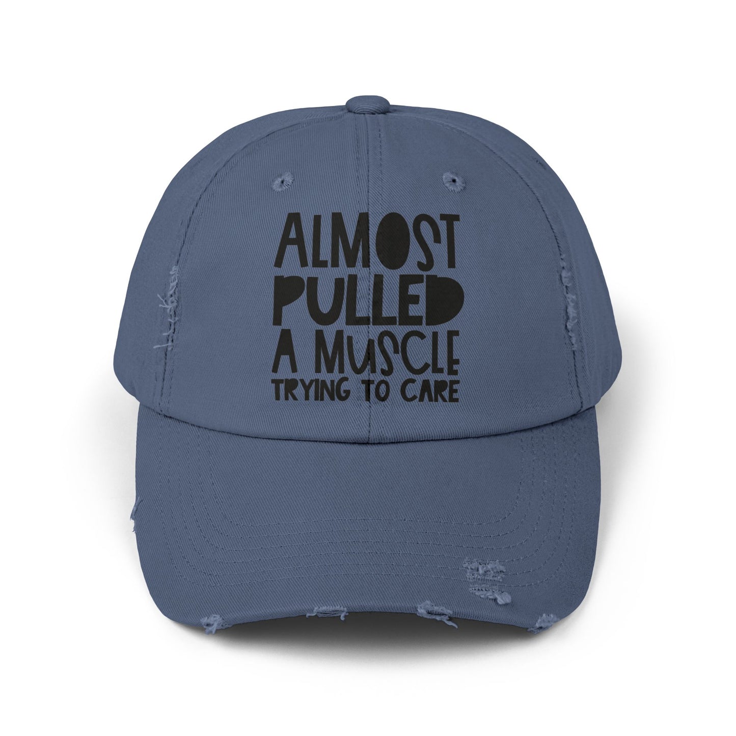 Funny Unisex Distressed Cap, Humorous Hat for Cake Lovers, Gift for Bakers, Casual Everyday Wear, Birthday or Cooking Party
