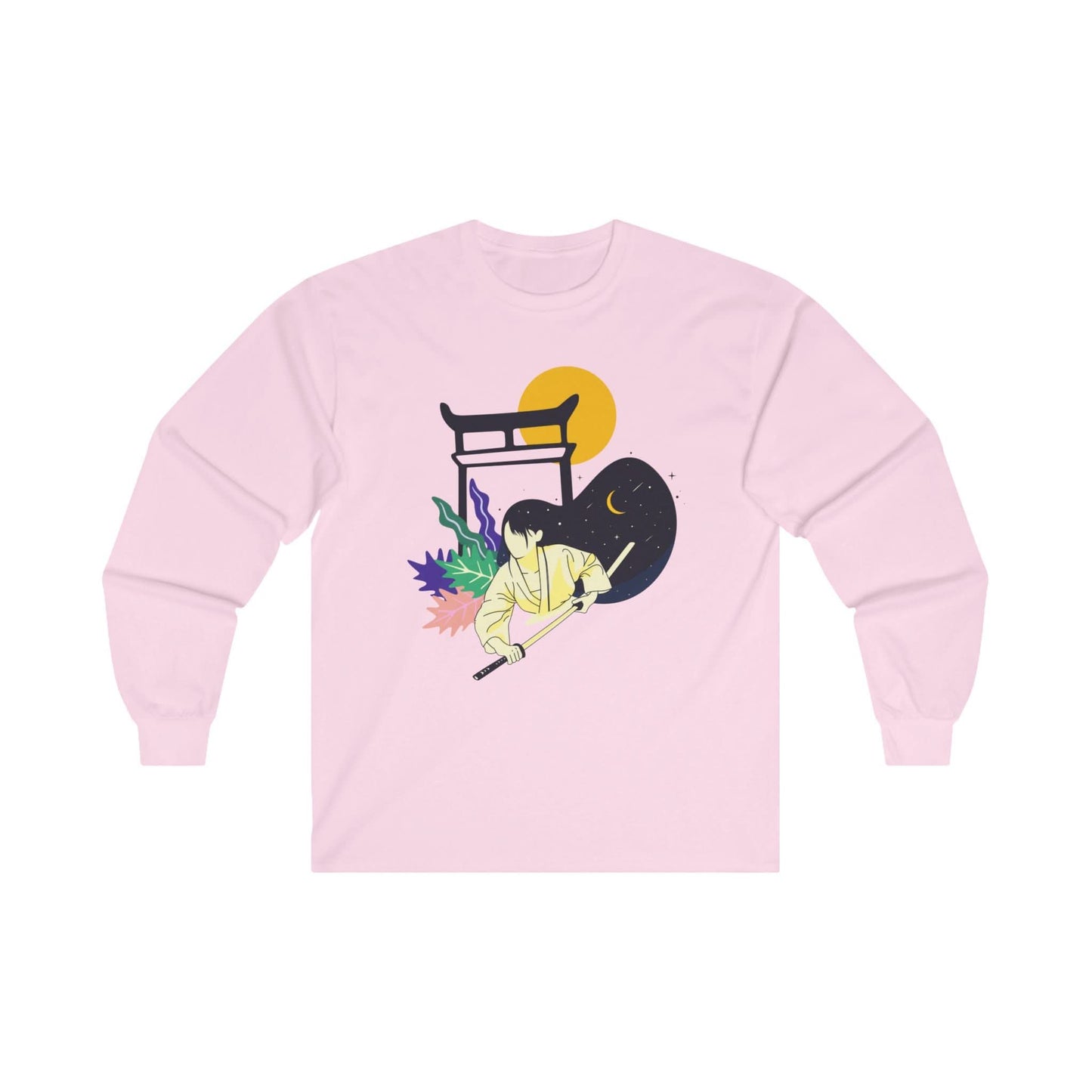 Samurai Girl Wielding a Sword - Mleem