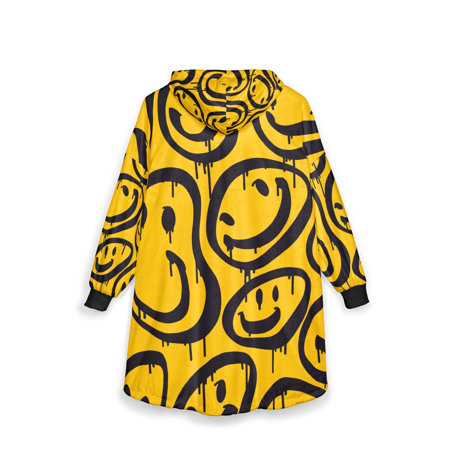 Cheerful Unisex Hooded Blanket