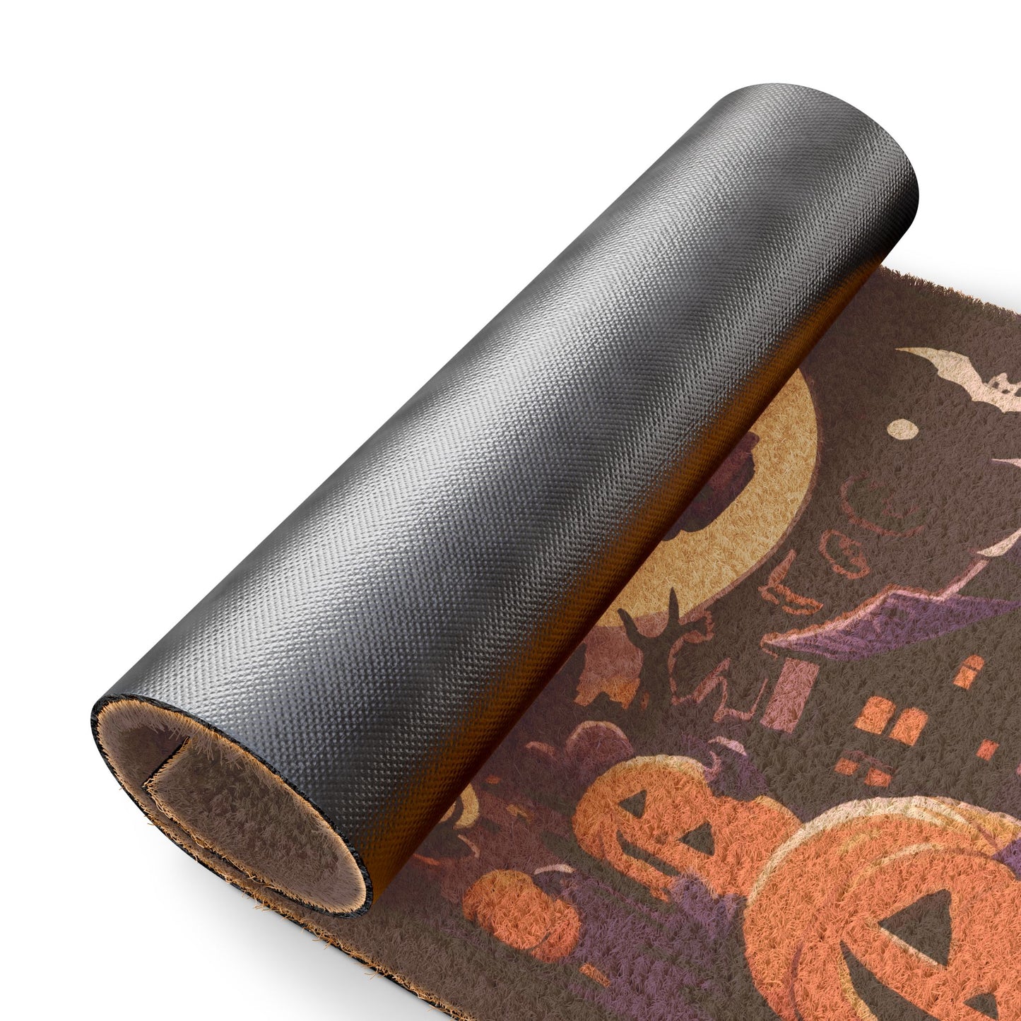 Halloween Dog Coaster Doormat, Spooky Welcome Mat, Pet Lover Gift, Dog Decor, Fall Home Decoration