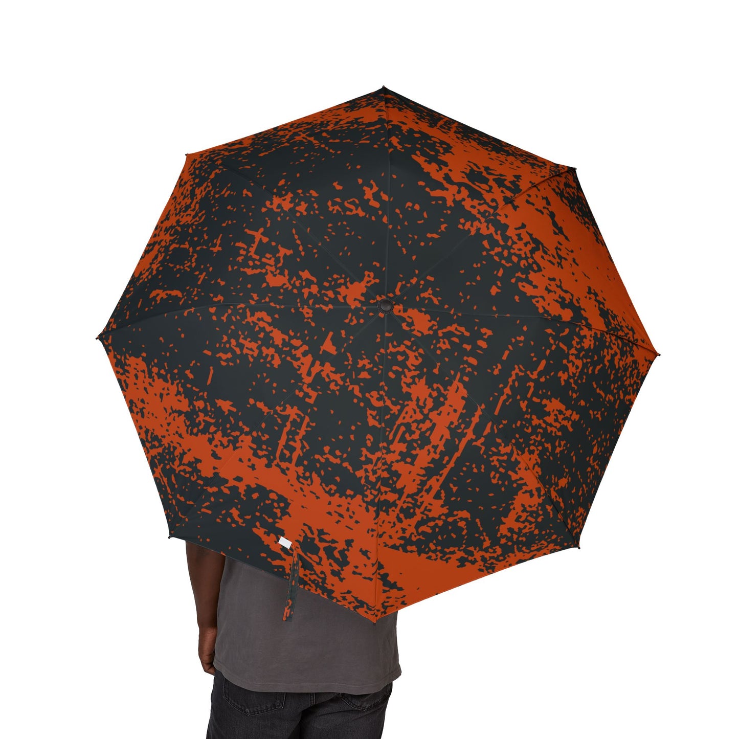 Bold Graphic Umbrella for Rainy Days, Unique Design, Portable Rain Gear, Perfect Gift for Weather Lovers, Stylish Umbrella
