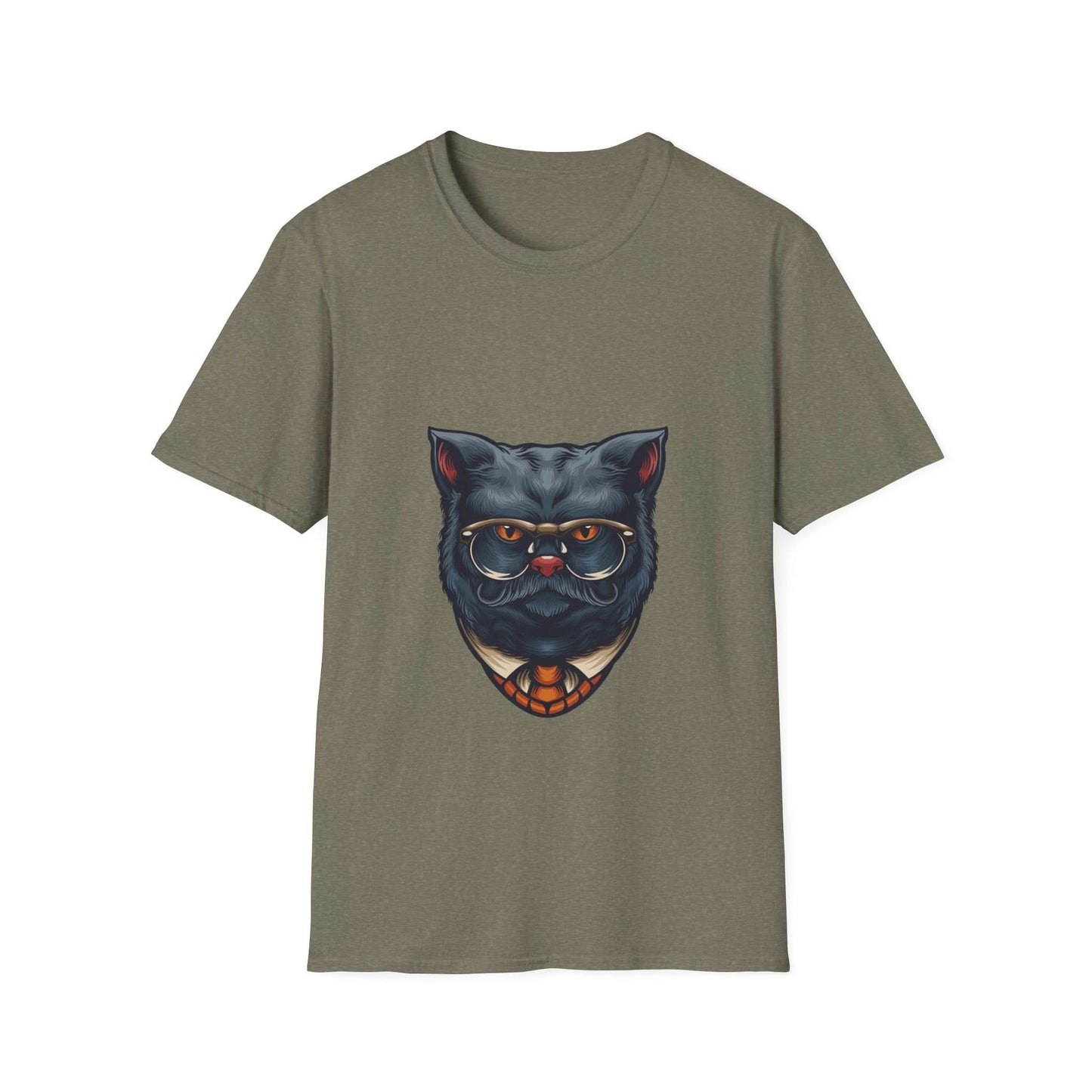 Grey Gentleman Cat with Glasses - Mleem