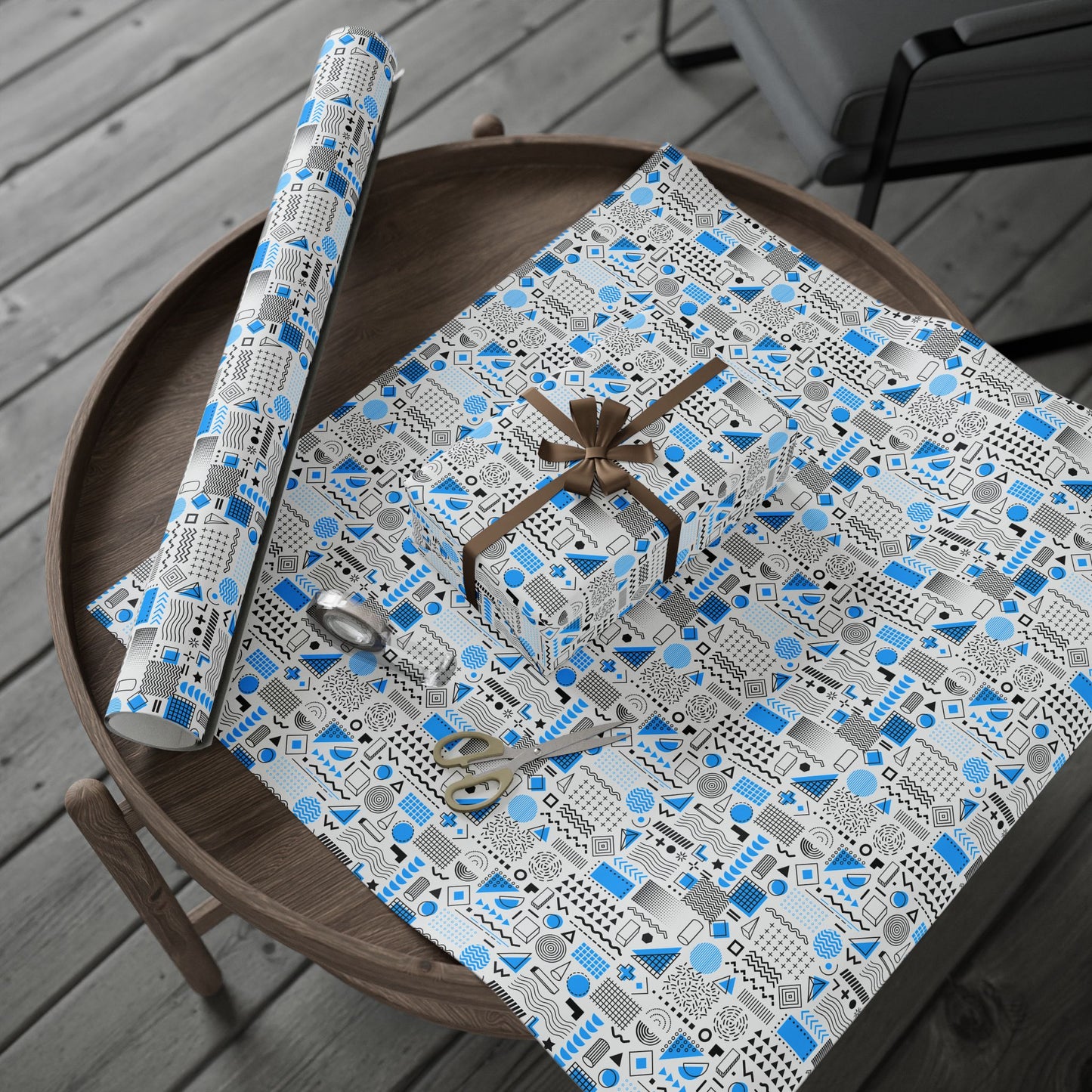 Colorful Abstract Wrapping Paper, Gift Wrap for Birthdays, Holidays, Parties, Unique Gift Presentation, Art-Inspired Gift Wrap