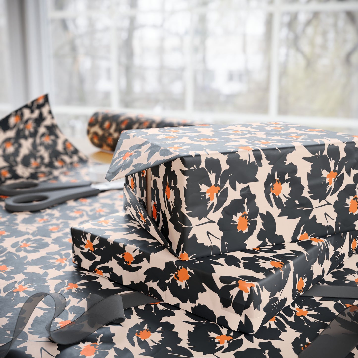 Beautiful Floral Wrapping Papers for Special Gifts, Eco-Friendly Gift Wrap, Birthday, Holiday, Shower, or Any Occasion