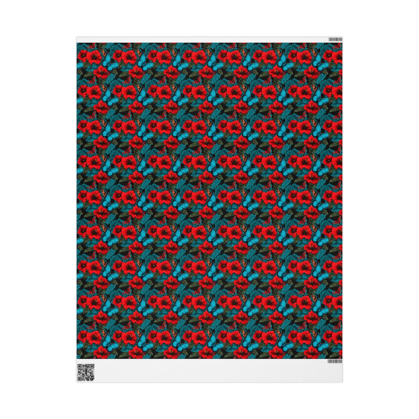 Vibrant Floral Wrapping Paper, Gift Wrap for Birthdays, Holidays, Celebrations, Unique Home Decor, Craft Projects
