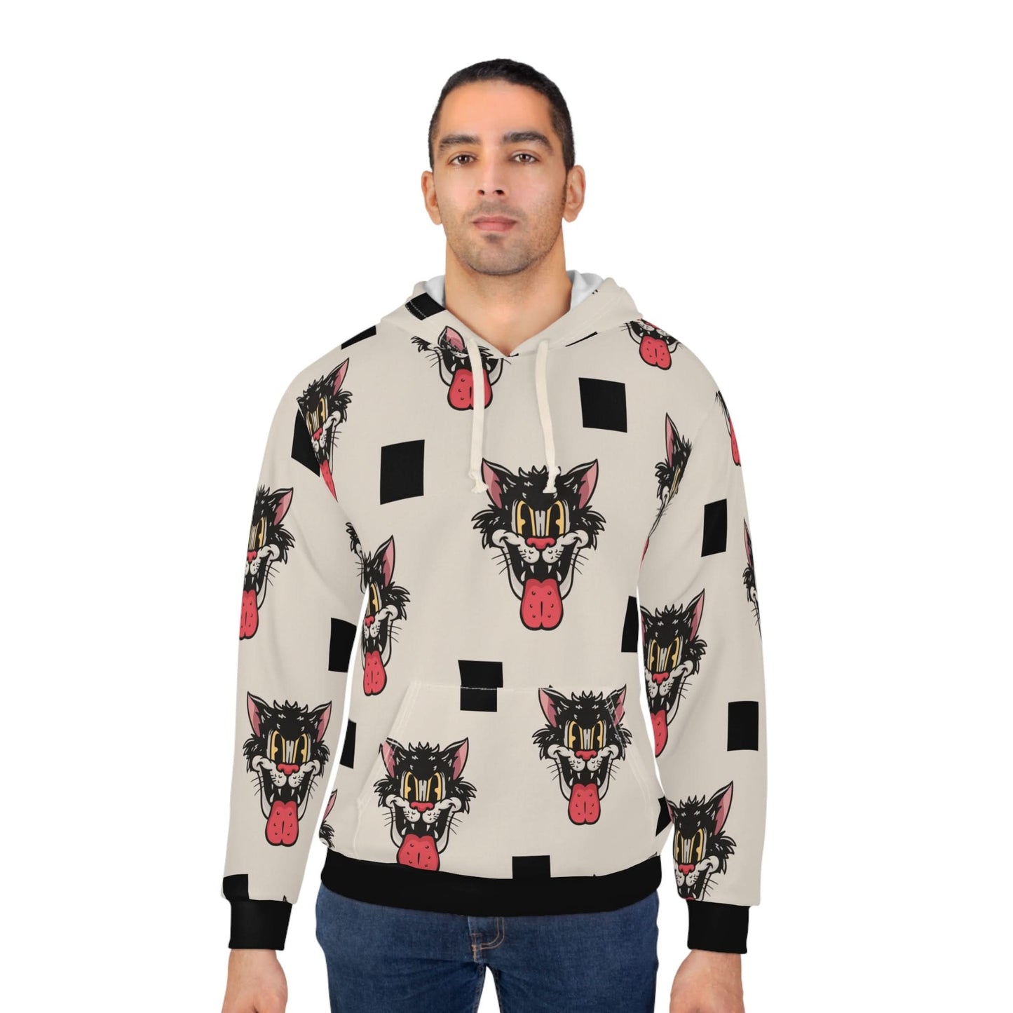 Cat Cartoon Head Illustration - Mleem