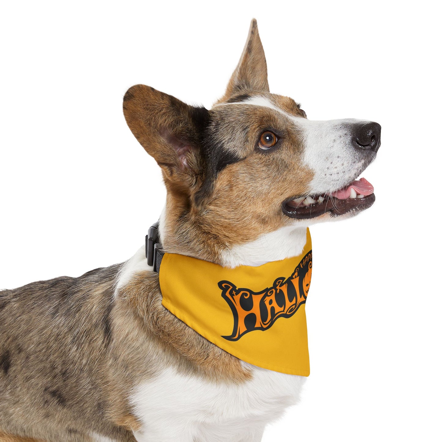 Halloween Pet Bandana Collar, Festive Dog Accessory,  Pet Costume, Trick or Treat Gear, Pumpkin Design