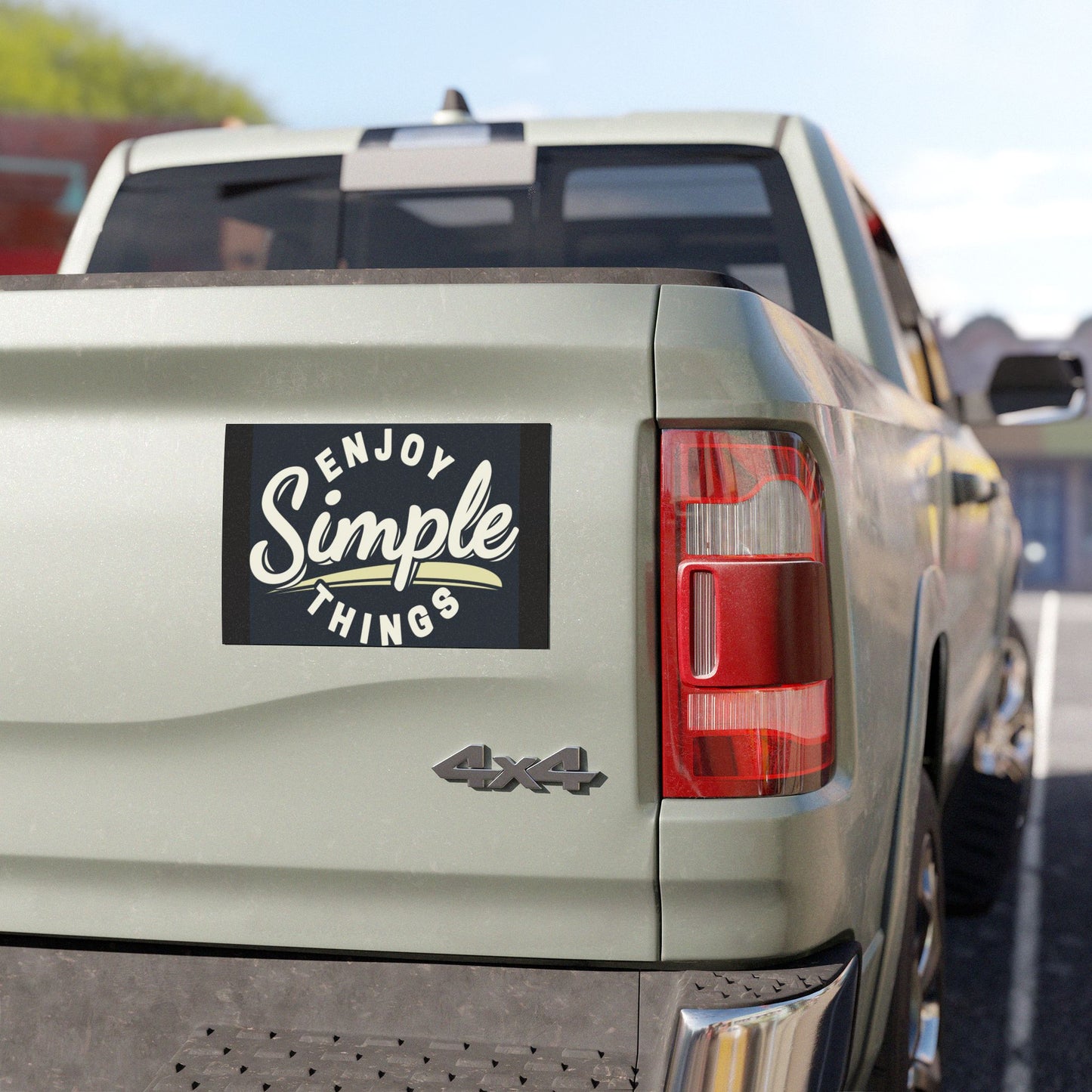 Enjoy Simple Things Car Magnets, Fun Car Decor, Vehicle Accessories, Gift for Nature Lovers, Positive Vibes Magnet