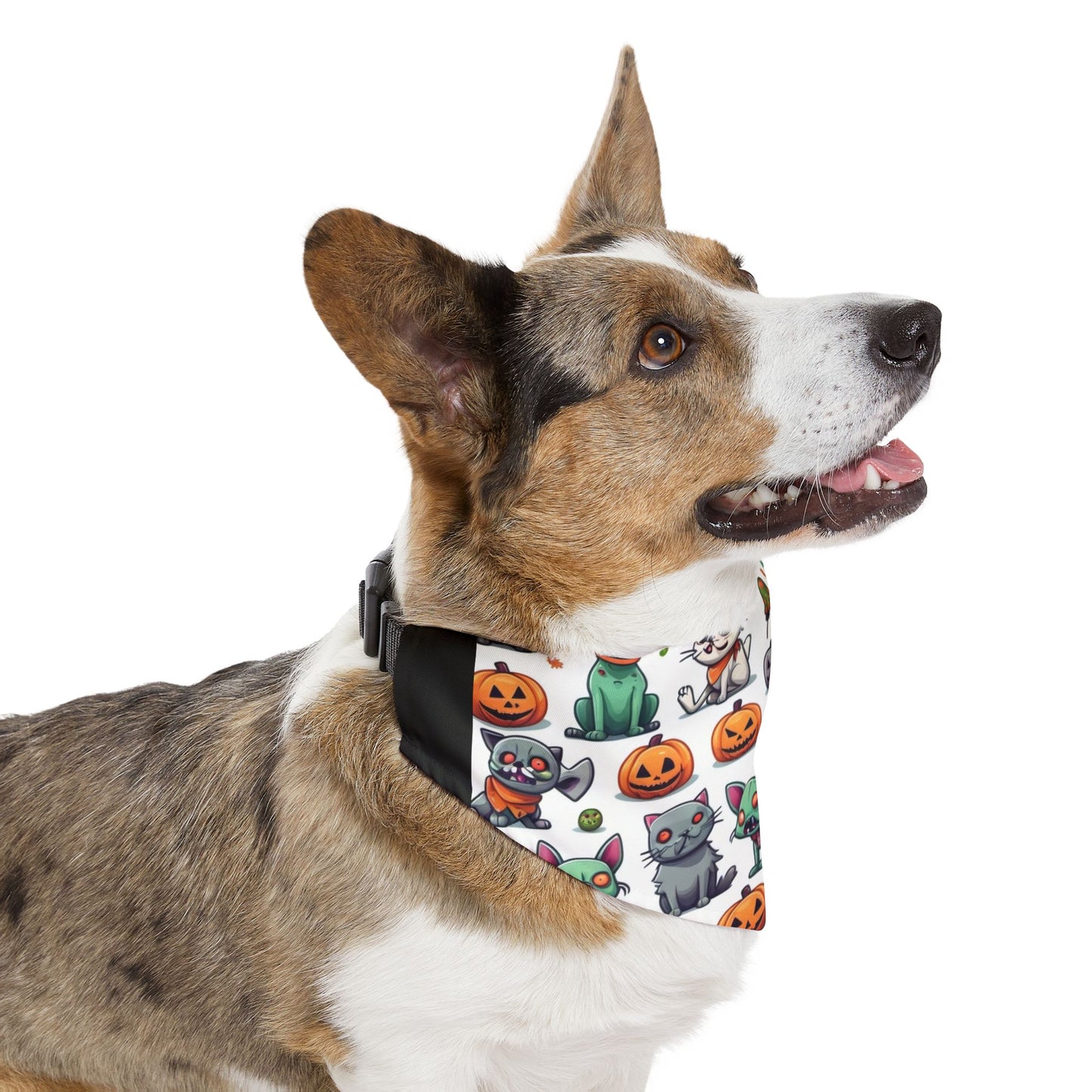 Halloween Pet Bandana Collar, Dog Accessory for Fall, Cute Dog Costume, Trick or Treat Bandana, Pet Halloween Costume