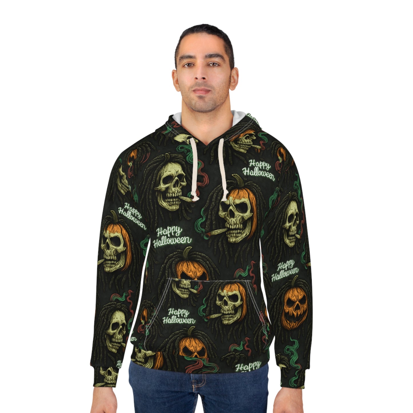 Halloween-Themed Unisex Pullover Hoodie, Spooky Costume, Cozy Sweatshirt, Trick or Treat Gift, Fall Wardrobe Essential