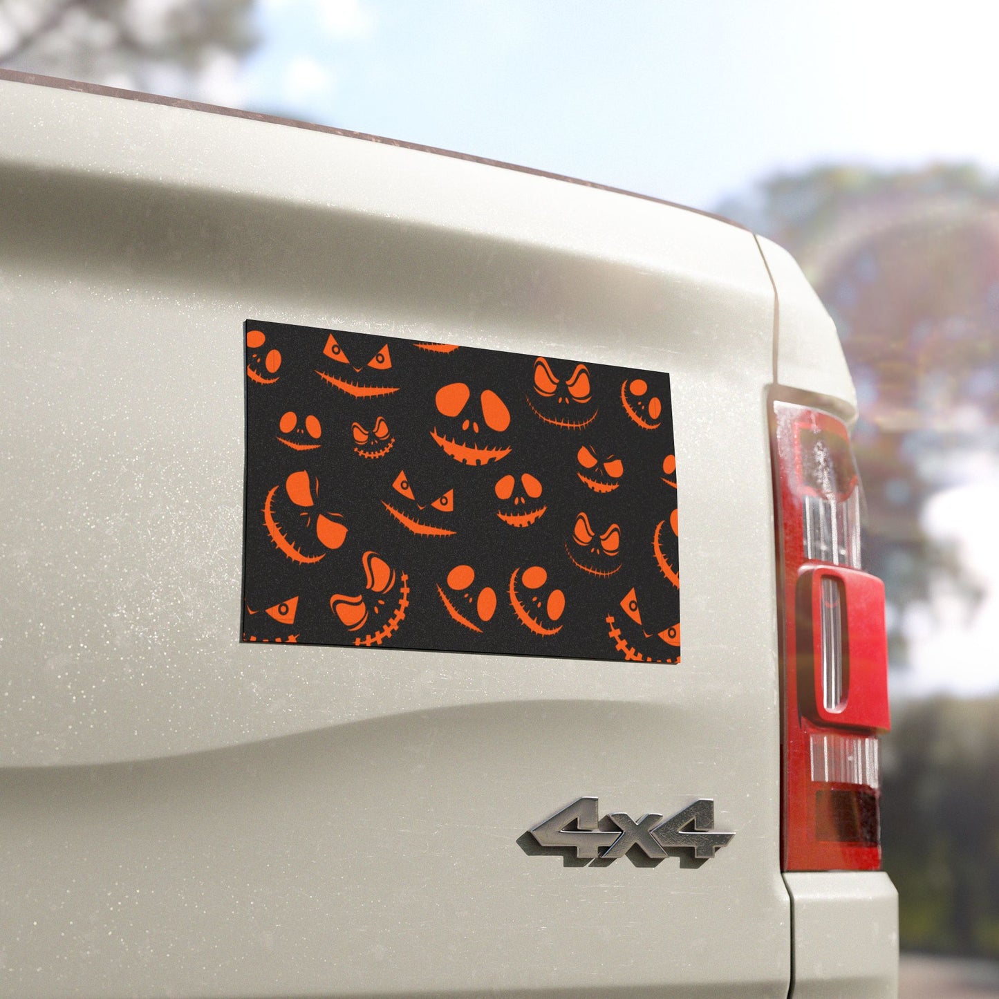 Halloween Car Magnets, Festive Decor for Vehicles, Spooky Car Accessories, Jack-o'-Lantern Design, Halloween Gifts