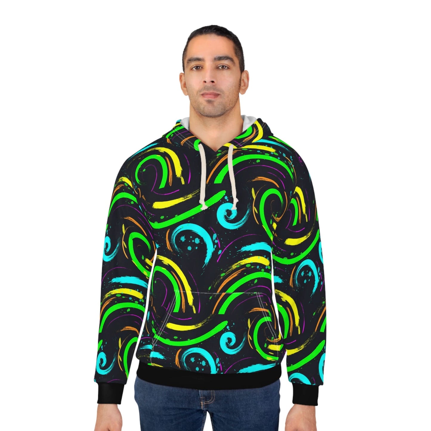 Abstract Colorful Neon Brush - Mleem