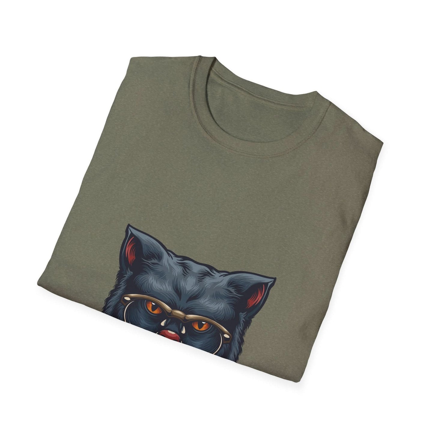 Grey Gentleman Cat with Glasses - Mleem