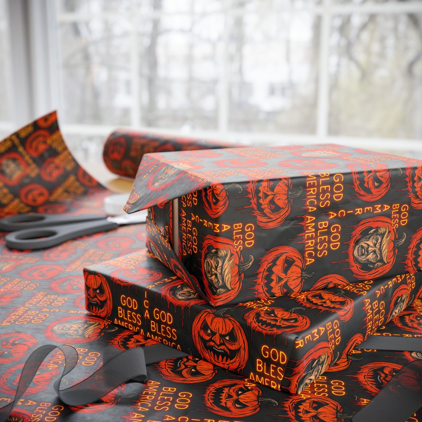 Festive Wrapping Paper Bundle for All Occasions, Holiday Gifts, Birthday Wrap, Halloween Wrap, Cute Gift Packaging