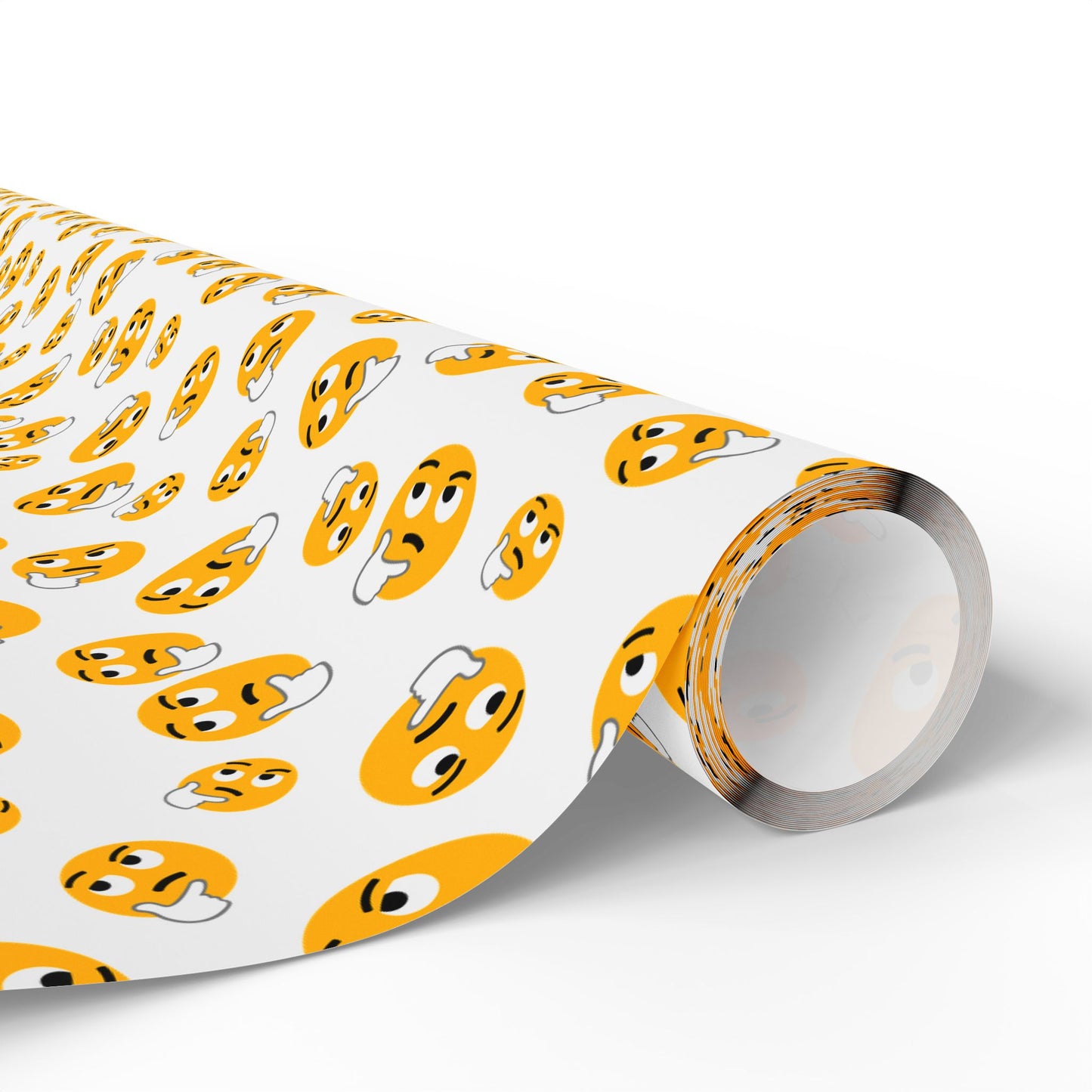 Whimsical Wrapping Paper Roll, Gift Wrap for Birthdays, Holidays, Parties, Unique Gift Presentation, Colorful Emoji Design