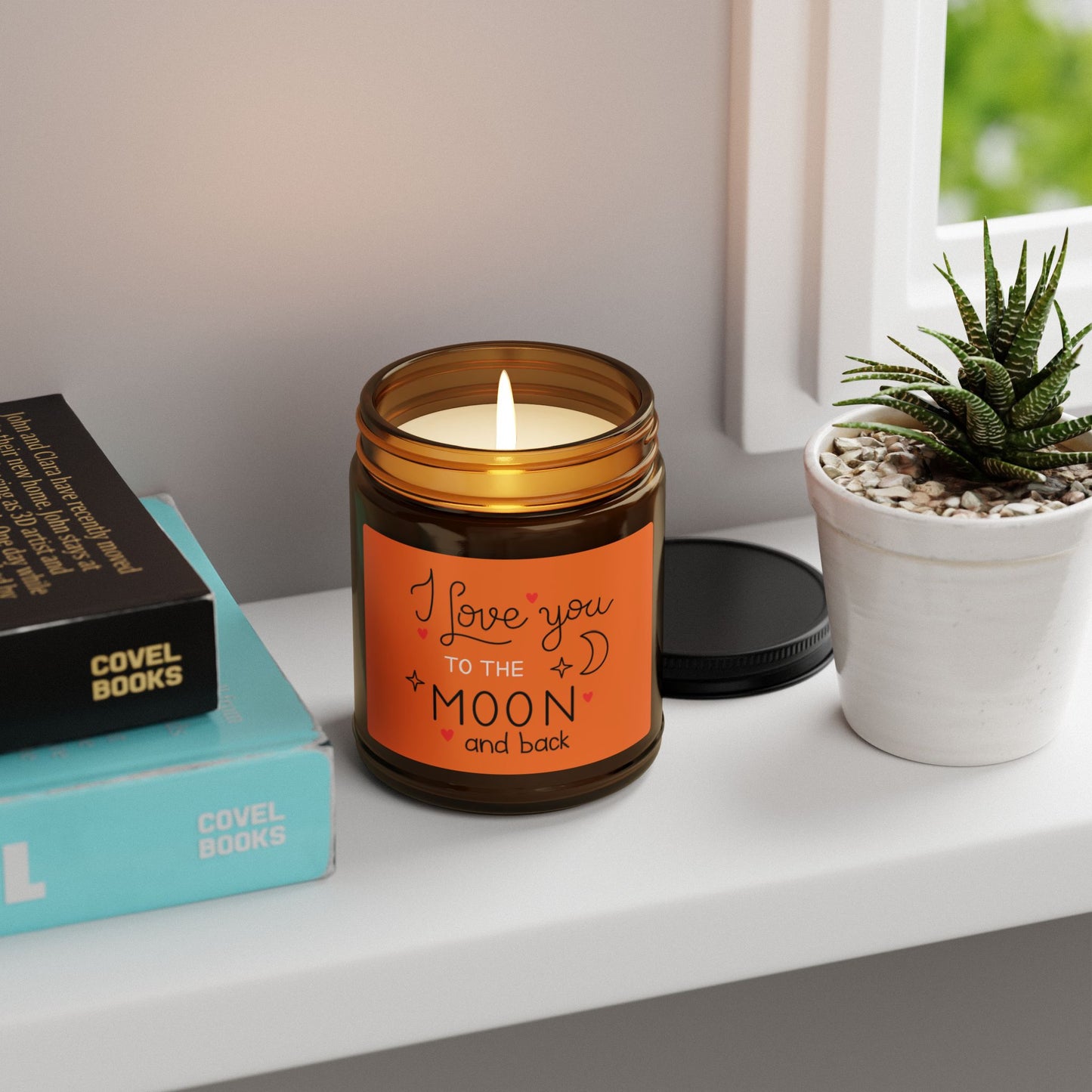 I Love You to The Moon and Back Scented Soy Candle