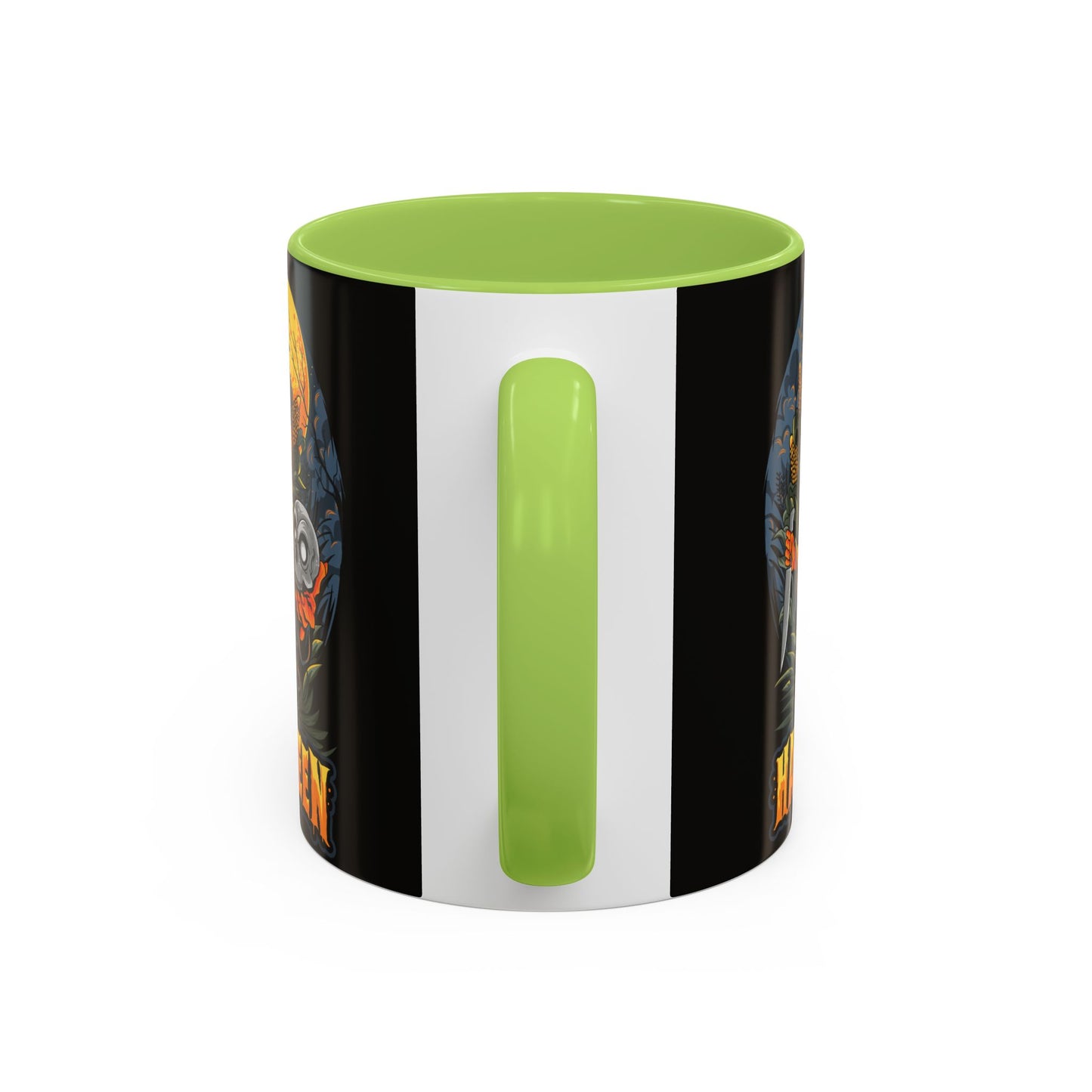 Halloween Pumpkin Coffee Mug, Spooky Mug, Fall Decor, Gift for Halloween Lovers, Black Mug, 11oz or 15oz