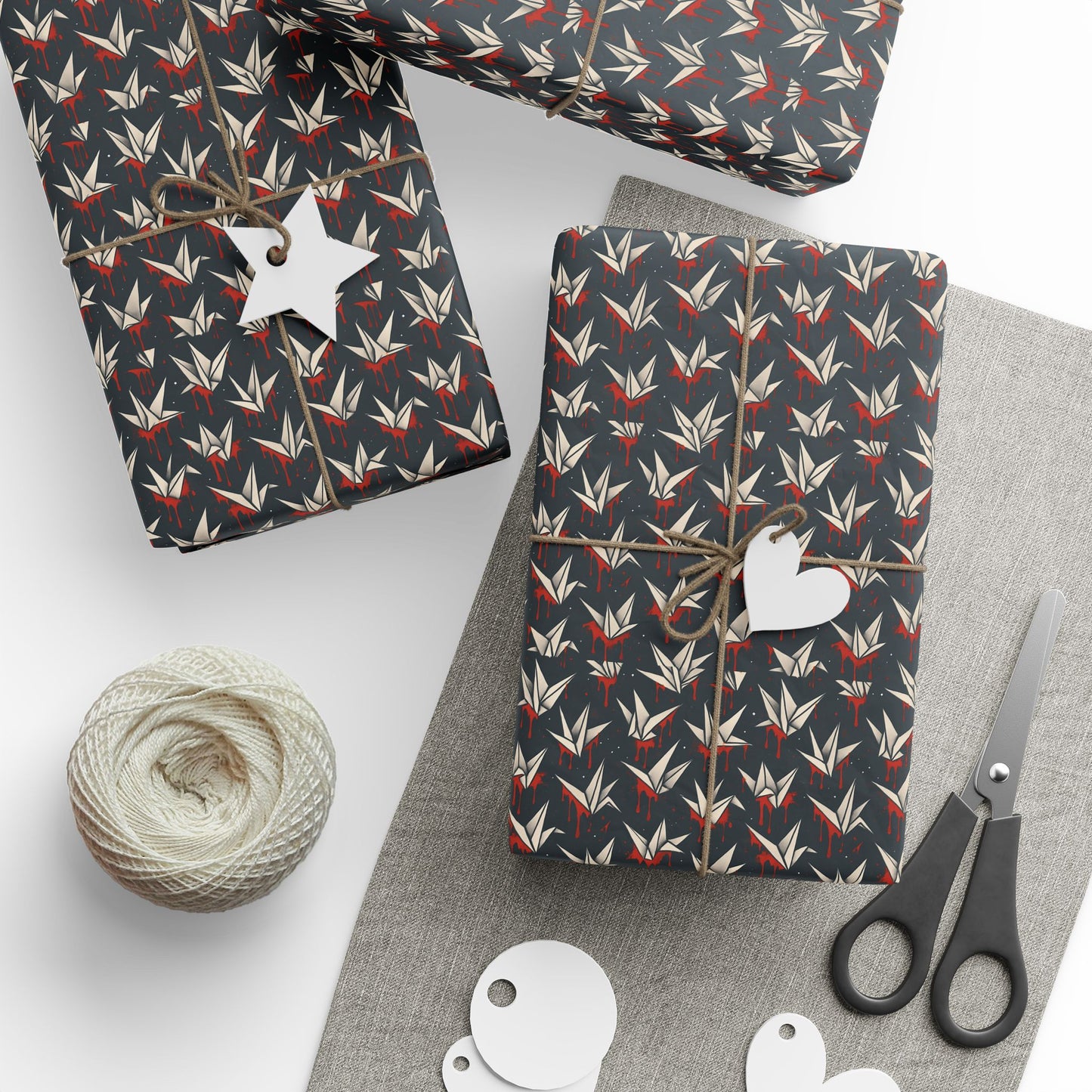 Artistic Gift Wrap Sheets for Any Occasion, Unique Wrapping Paper, Birthday, Christmas, Creative Gift Packaging
