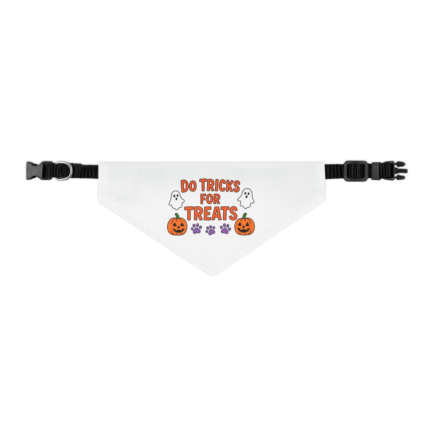 Halloween Pet Bandana, Dog Costume Accessory, Trick or Treat Bandana, Pet Halloween Apparel, Spooky Dog Outfit