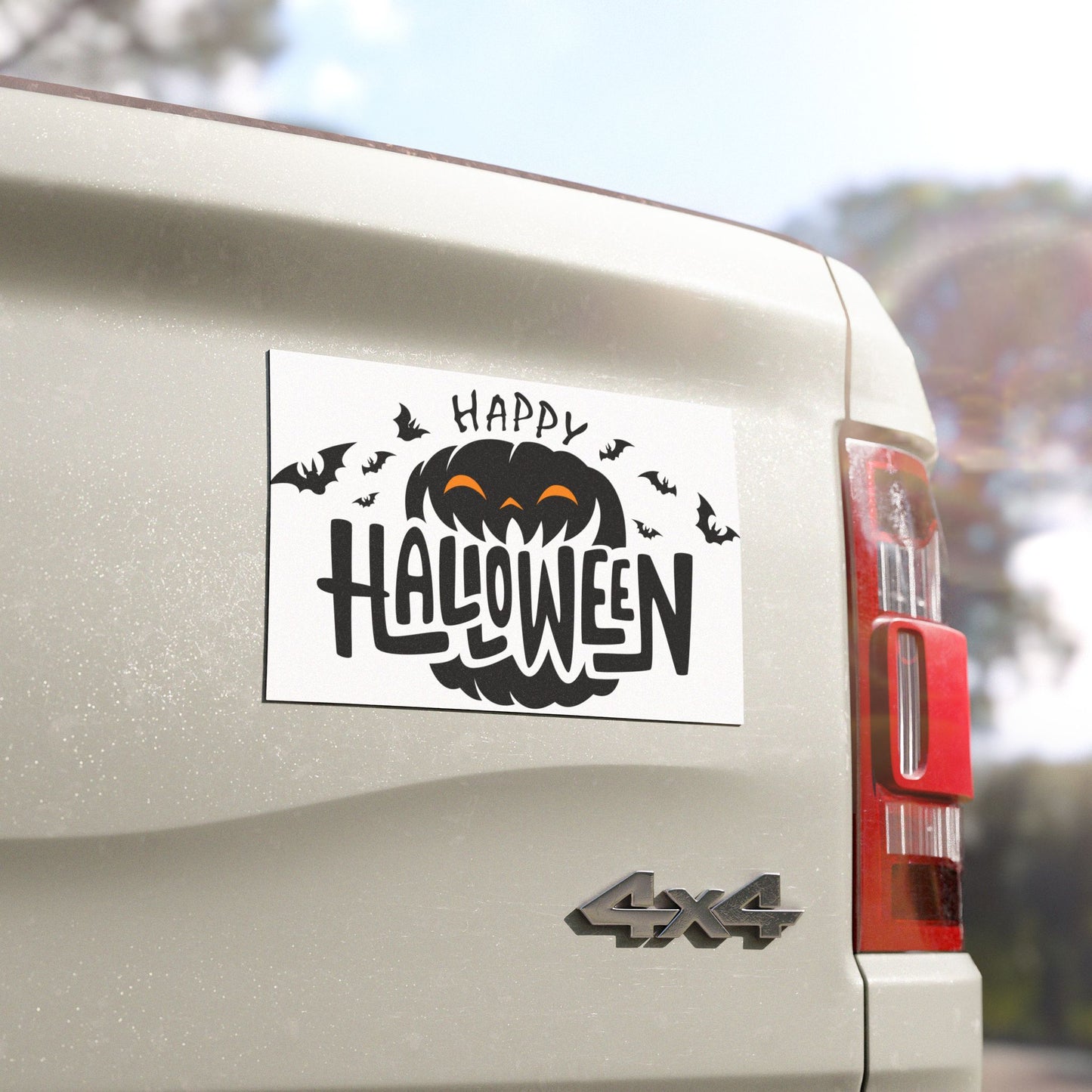 Halloween Car Magnets, Spooky Vehicle Decor, Happy Halloween Car Magnet, Fall Celebration Accessories, Halloween Party Decor