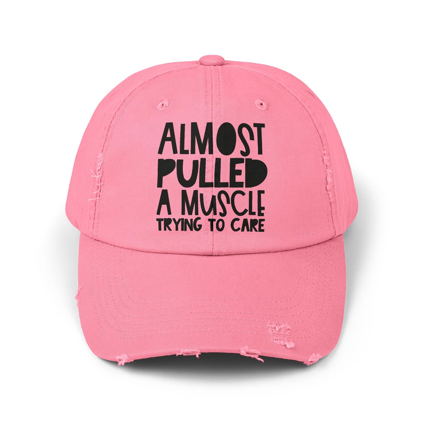 Funny Unisex Distressed Cap, Humorous Hat for Cake Lovers, Gift for Bakers, Casual Everyday Wear, Birthday or Cooking Party