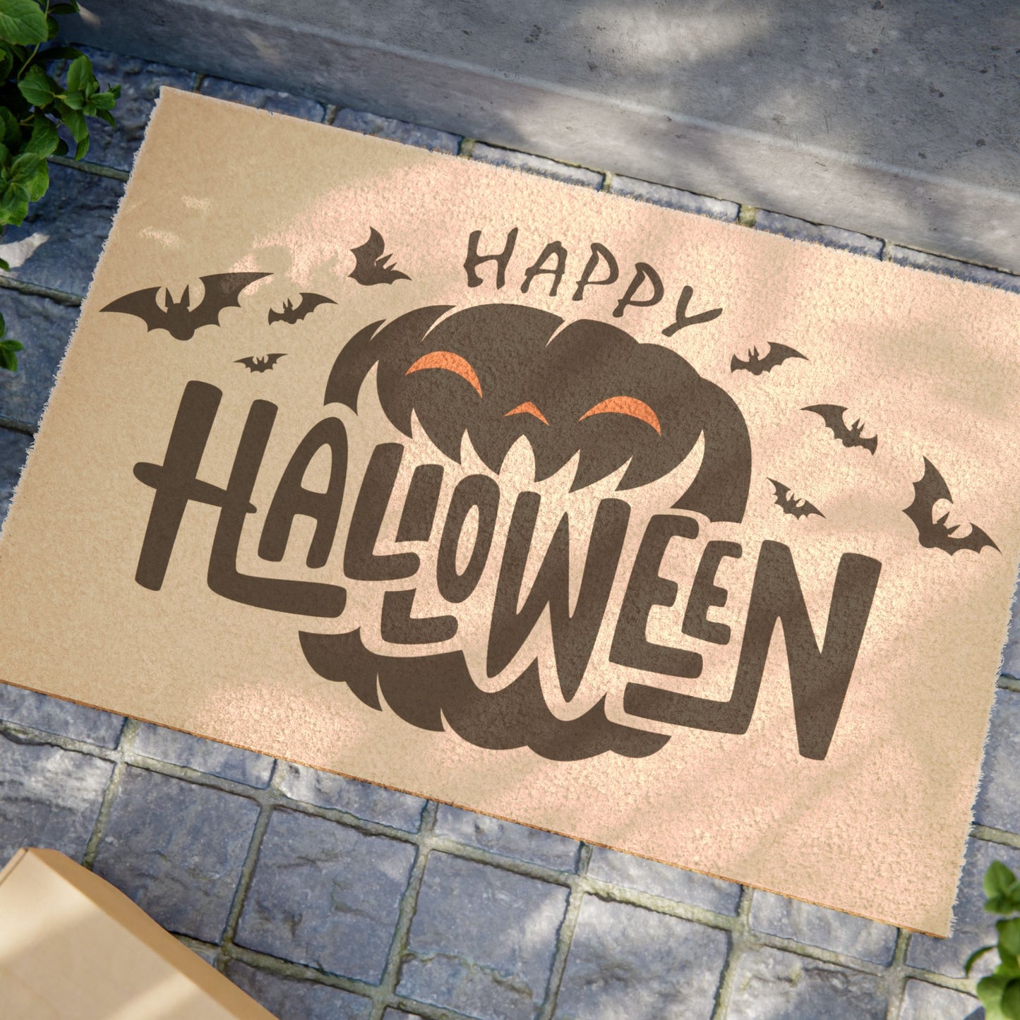 Halloween Doormat, Spooky Welcome Mat, Trick or Treat Entry Rug, Fall Decor, Seasonal Home Welcome Decoration