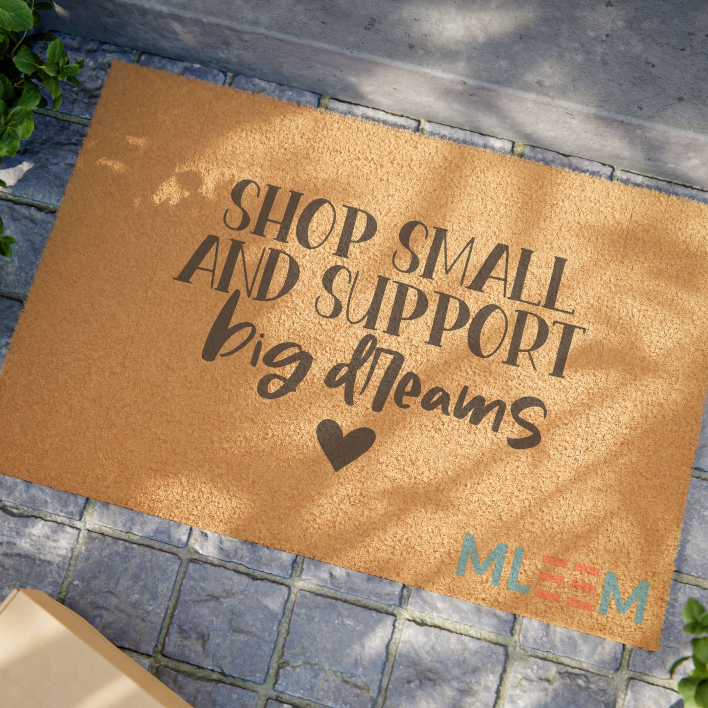 Shop Small Doormat, Entryway Mat, Gift for Entrepreneurs, Welcome Mat, Home Decor, Support Local Business