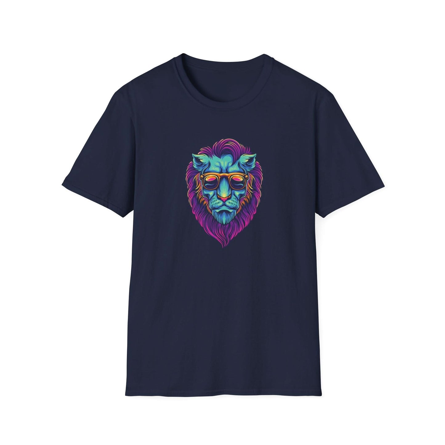 Lion Head with Sunglasses Psychedelic - Mleem