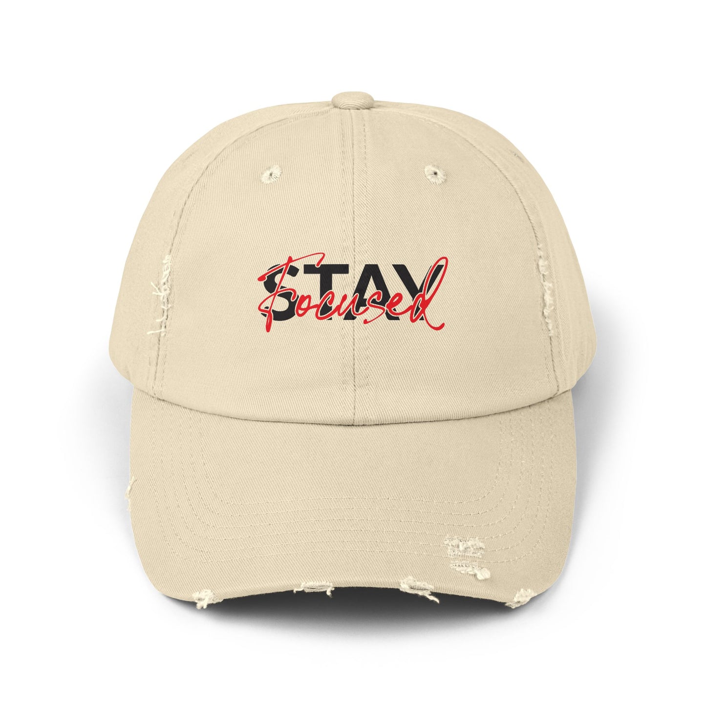 Unisex Distressed Cap - Stay Spiced, Vintage Style Baseball Hat, Gift for Him and Her, Casual Wear, Perfect for Summer and Festivals