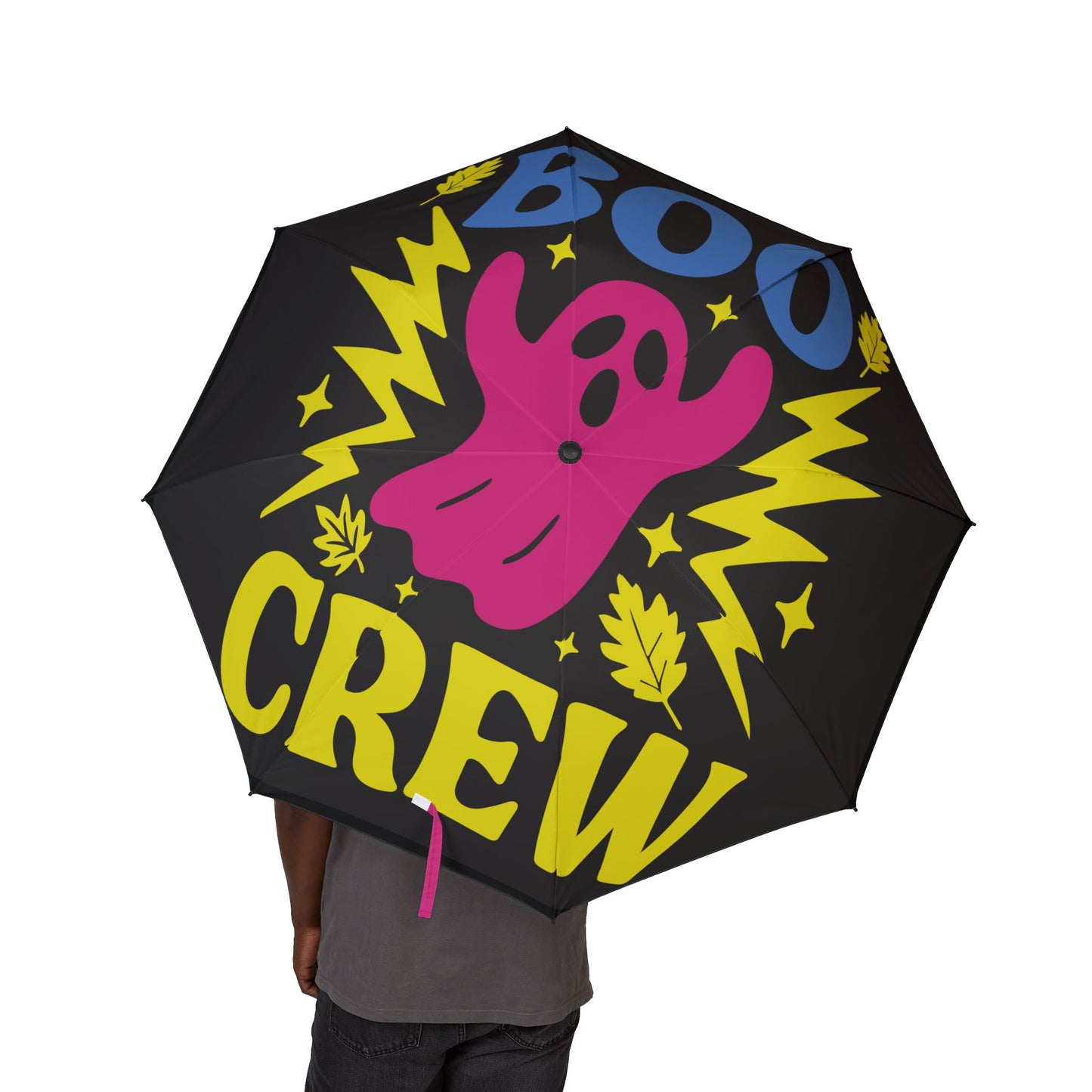 Vibrant Foldable Umbrella with Fun Graphic Design, Compact Travel Umbrella, Unisex Rain Gear, Perfect Gift for Outdoorsy Friends