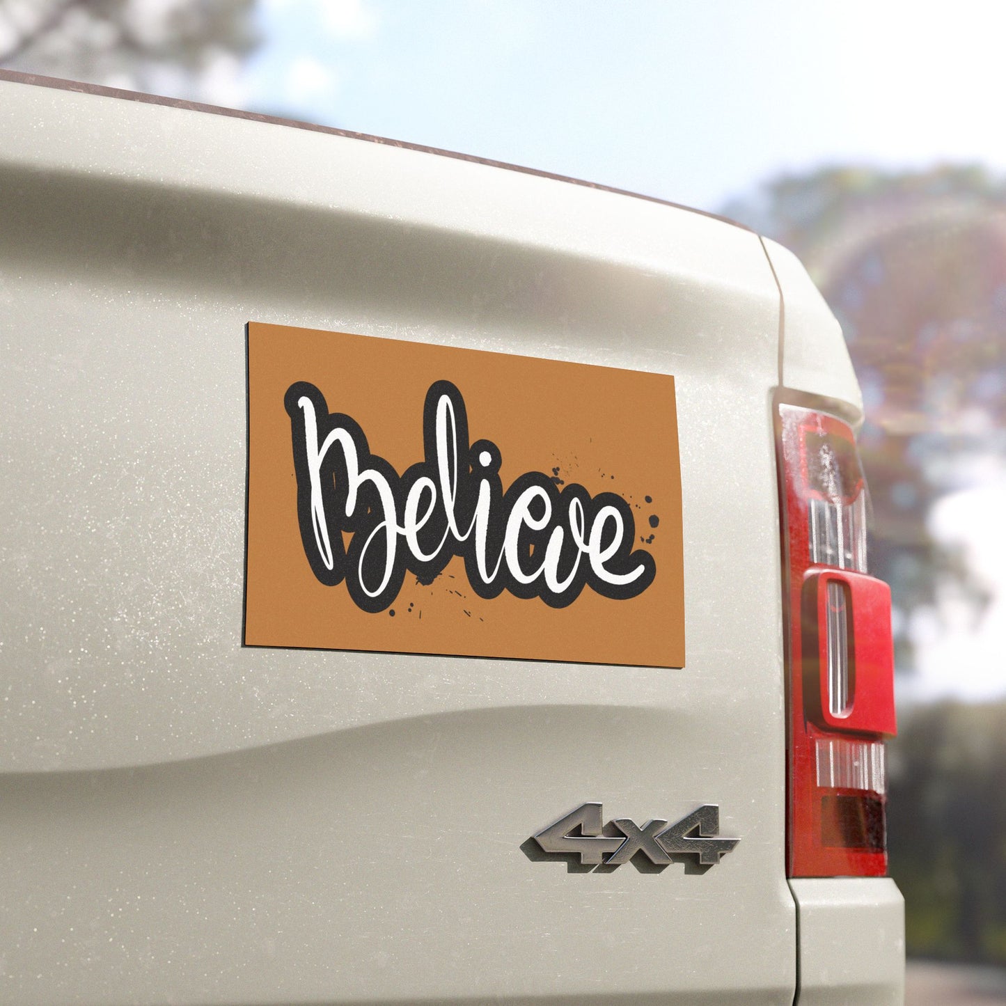 Inspirational Car Magnets, Believe Magnet, Positive Car Decor, Car Accessories, Motivational Gifts