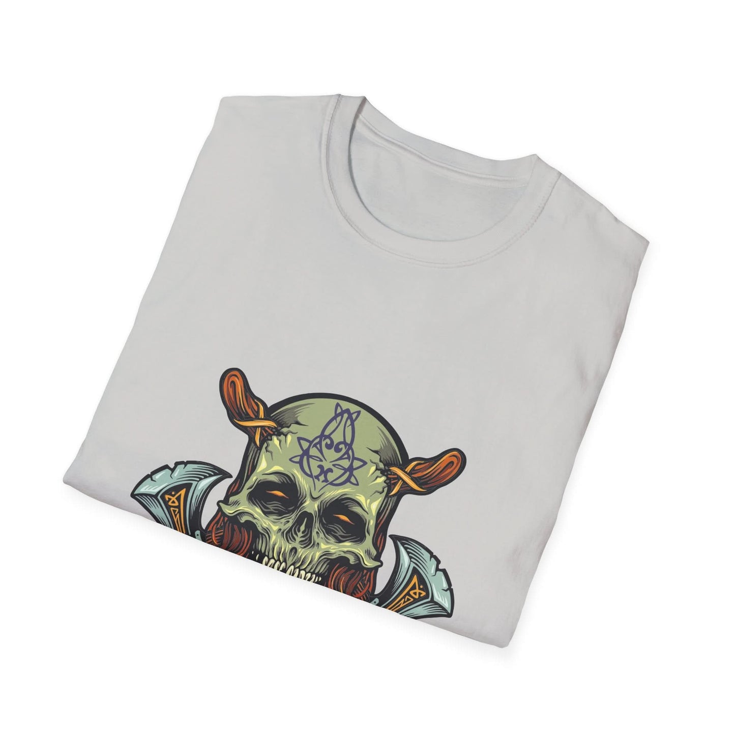 Viking Skull Warrior with Axe - Mleem