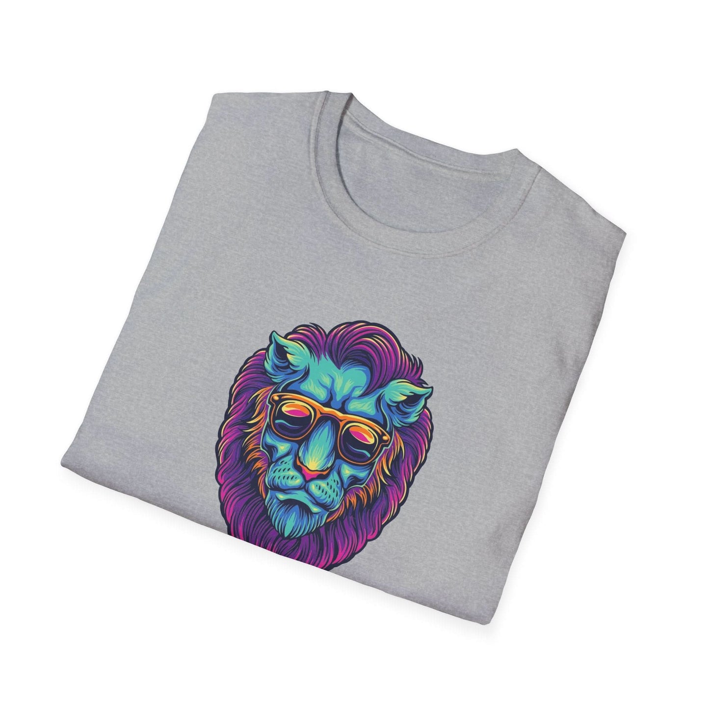 Lion Head with Sunglasses Psychedelic - Mleem