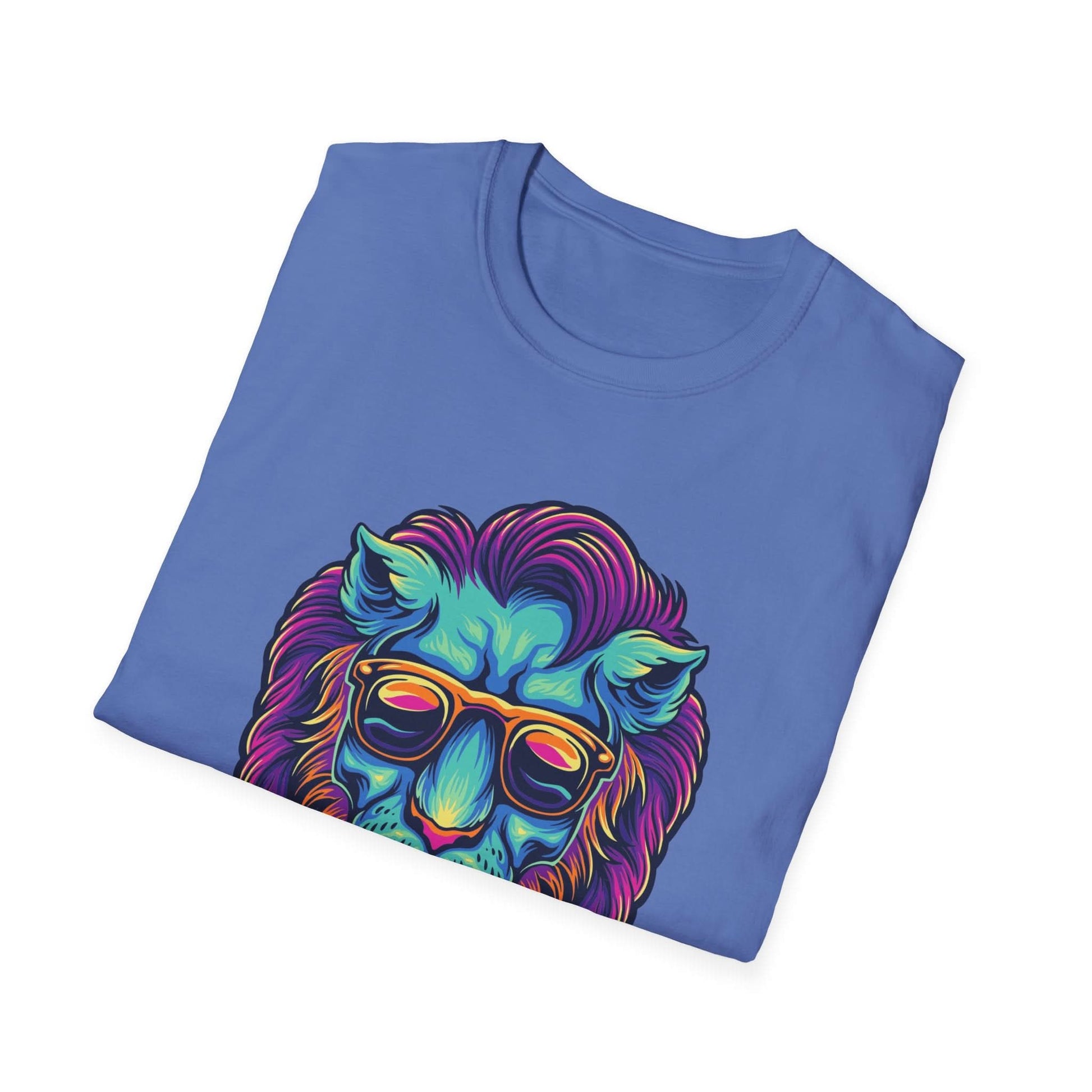 Lion Head with Sunglasses Psychedelic - Mleem