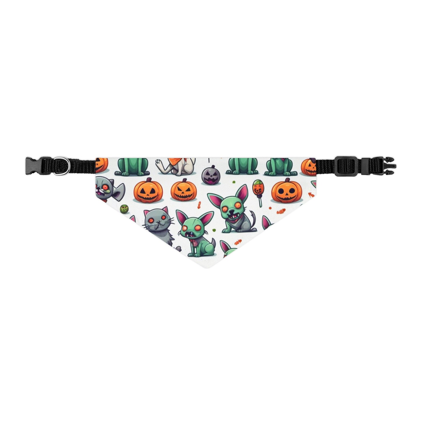 Halloween Pet Bandana Collar, Dog Accessory for Fall, Cute Dog Costume, Trick or Treat Bandana, Pet Halloween Costume
