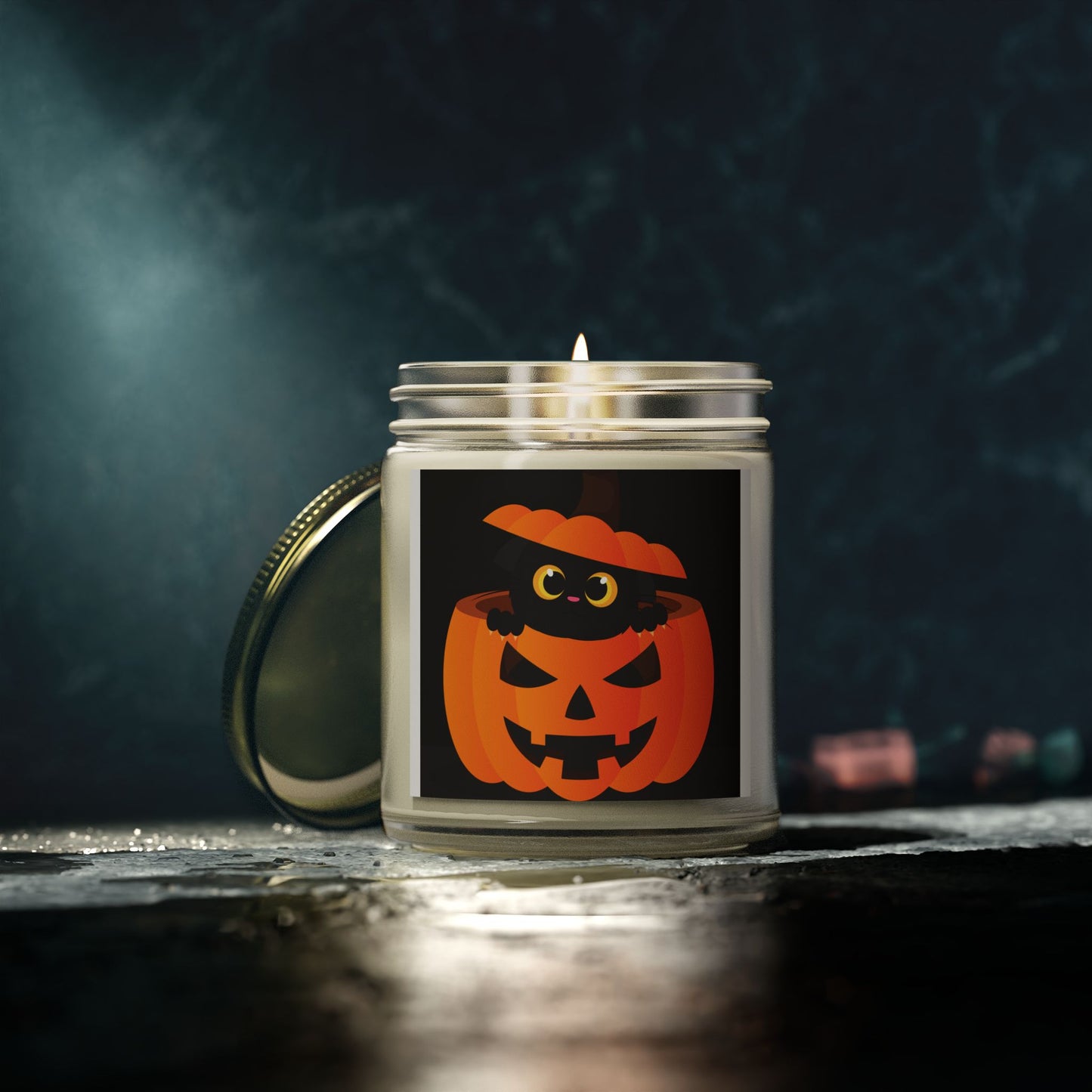Halloween Pumpkin Scented Candles | Cozy Autumn Decor, Fall Gift, Spooky Season Vibe, Home Fragrance