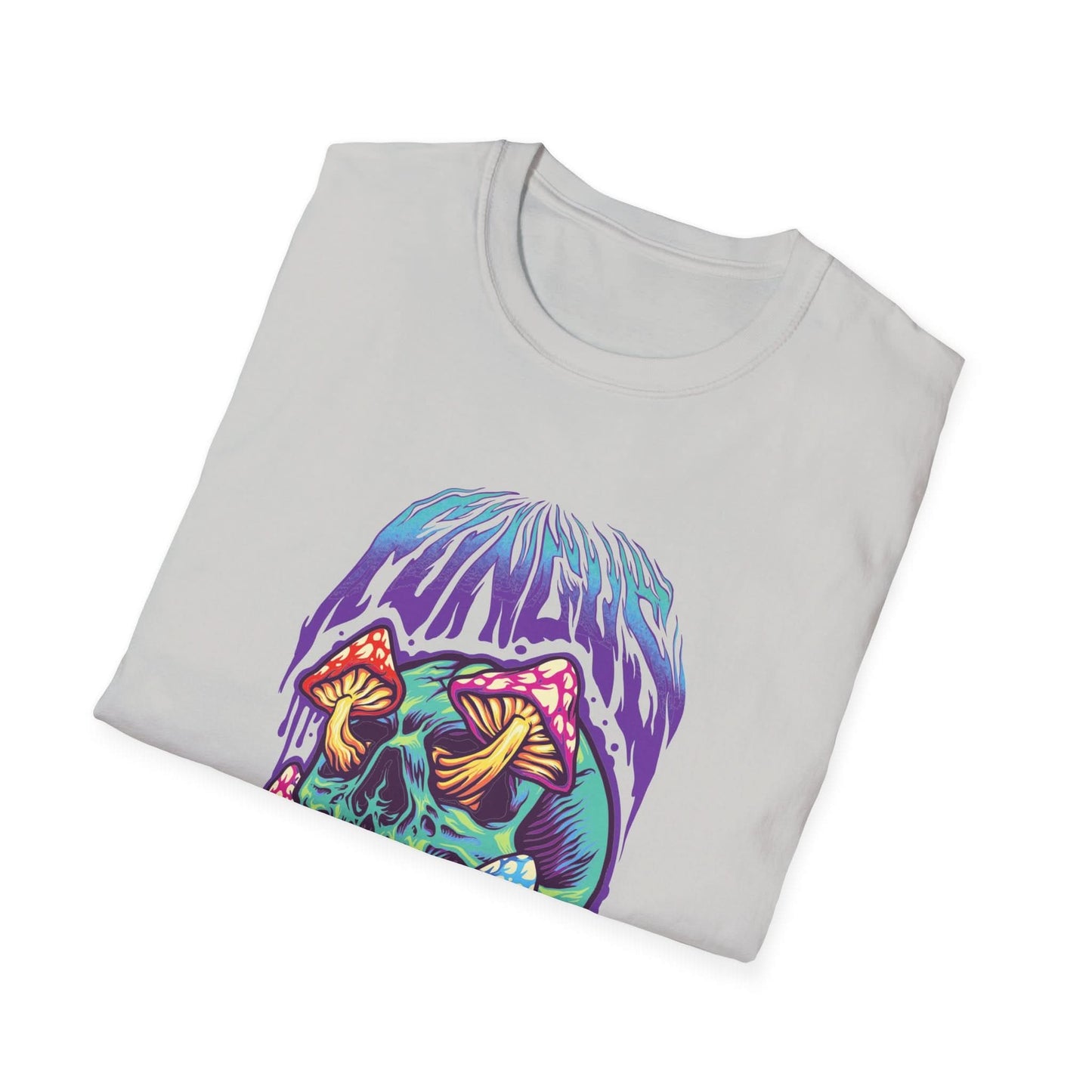 Fungus Word Mushrooms Skull Head - Mleem