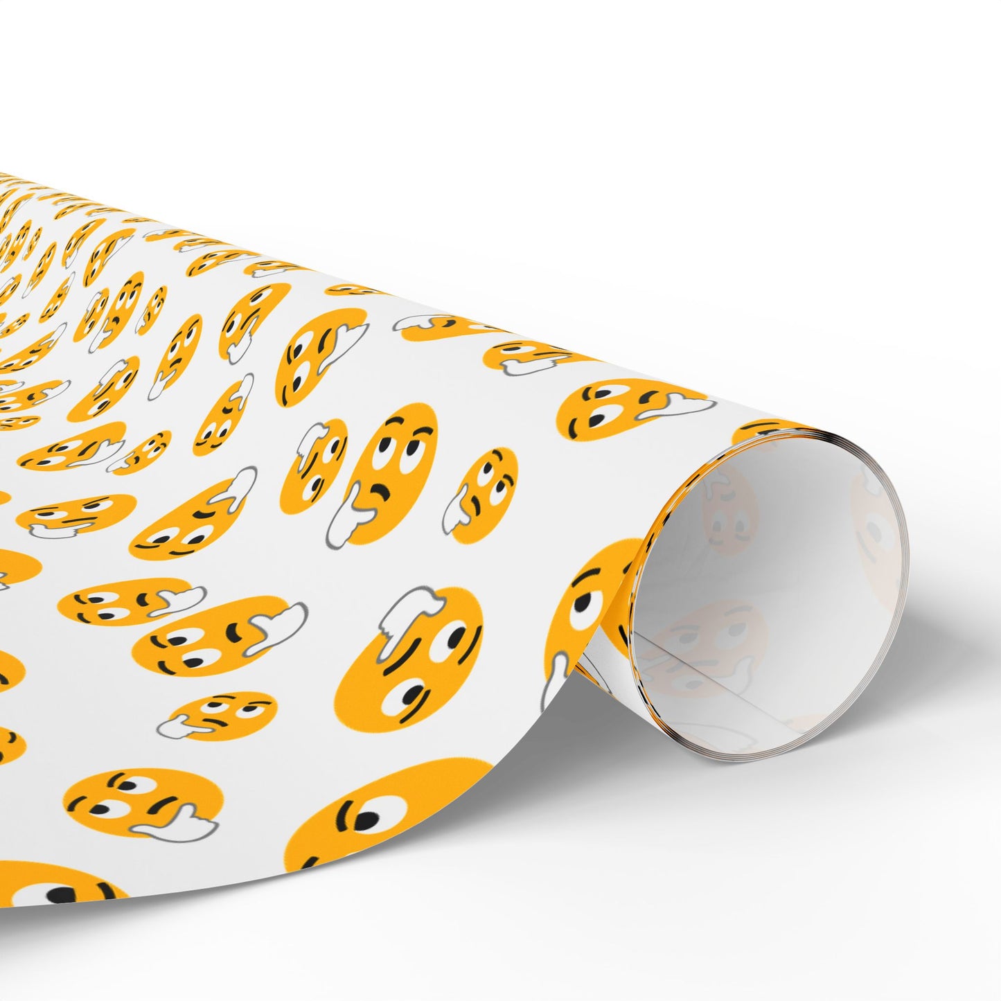 Whimsical Wrapping Paper Roll, Gift Wrap for Birthdays, Holidays, Parties, Unique Gift Presentation, Colorful Emoji Design