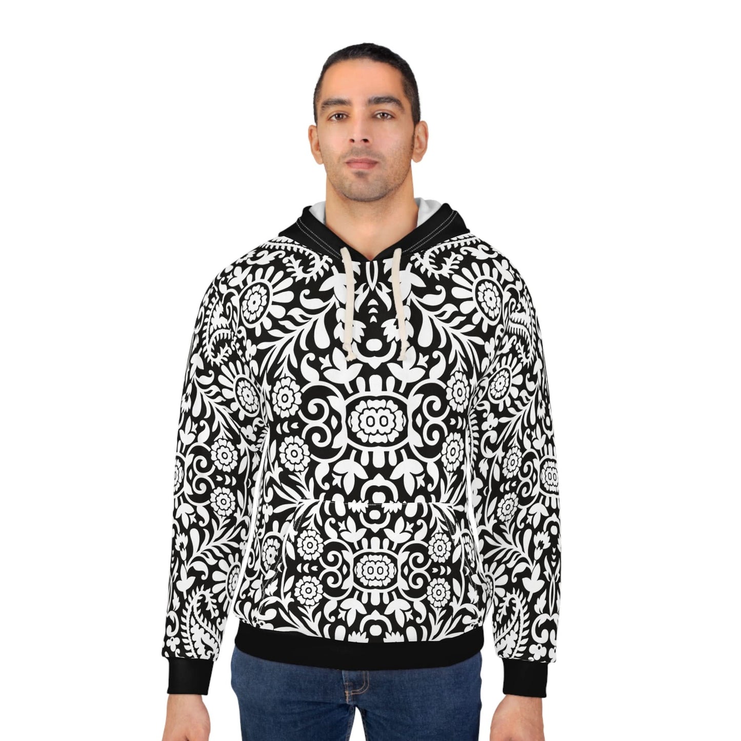 B&W Floral Ornament - Mleem