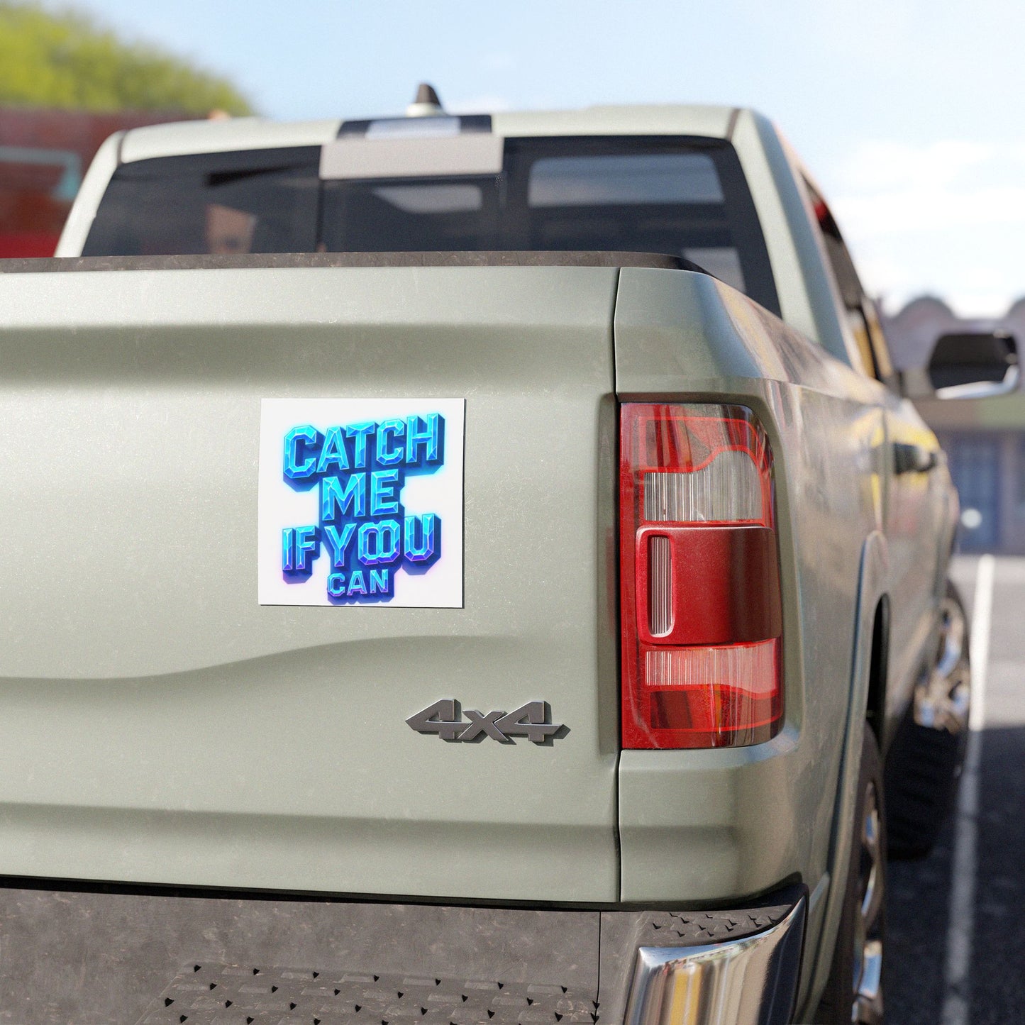 Catch Me If You Can Car Magnets - Fun Auto Decals for Road Trips, Car Gifts, Adventure Quotes, Cool Car Accessories