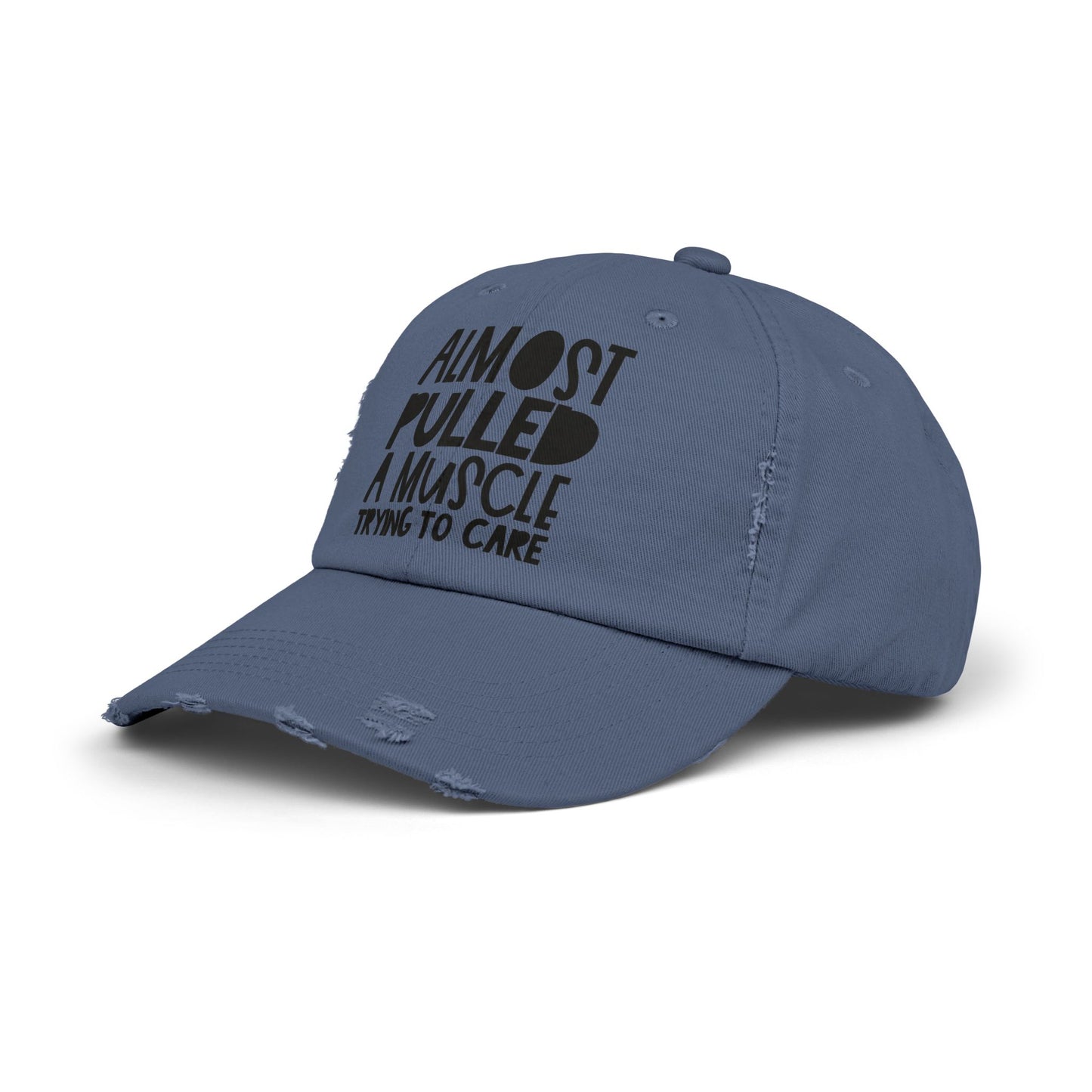 Funny Unisex Distressed Cap, Humorous Hat for Cake Lovers, Gift for Bakers, Casual Everyday Wear, Birthday or Cooking Party