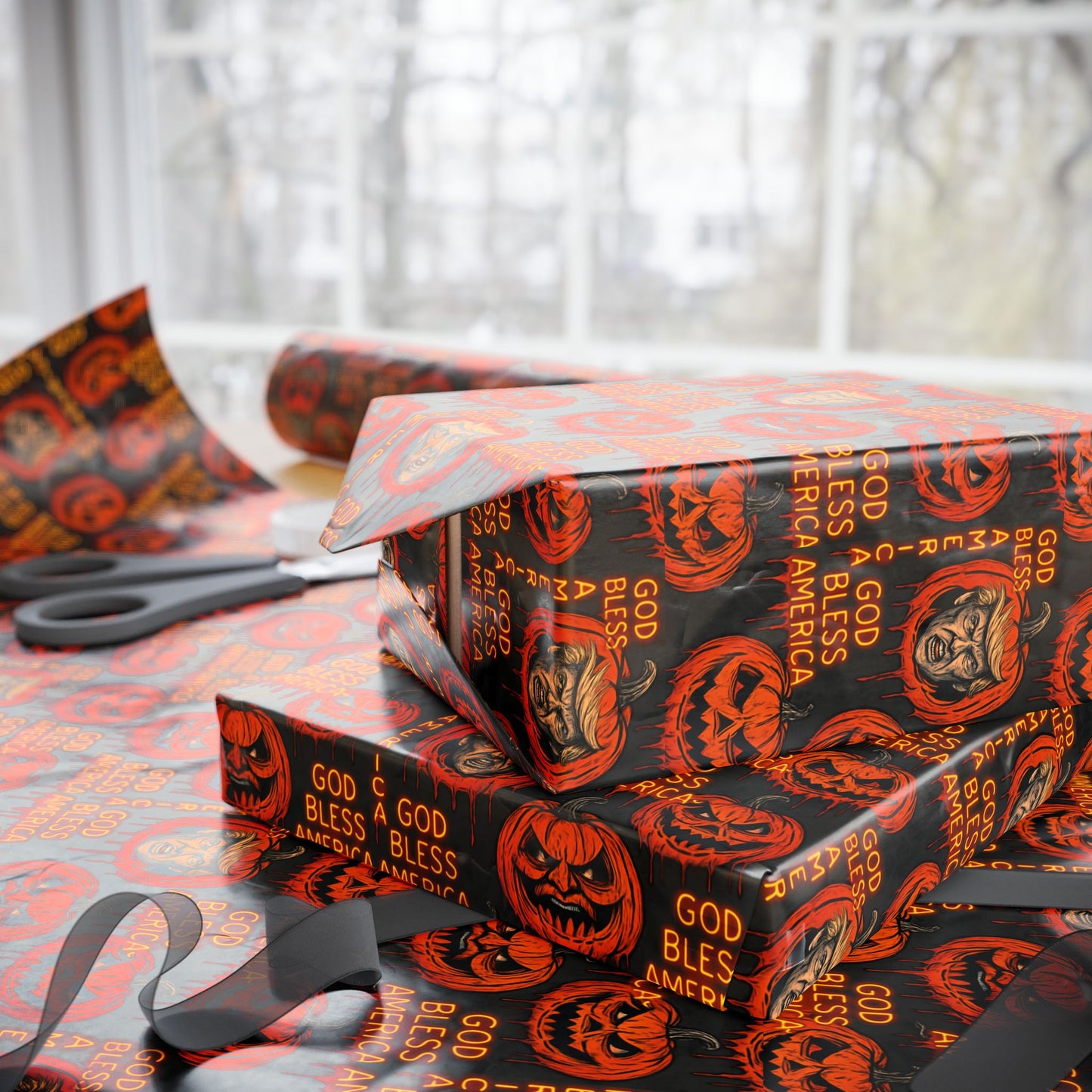 Festive Wrapping Paper Bundle for All Occasions, Holiday Gifts, Birthday Wrap, Halloween Wrap, Cute Gift Packaging